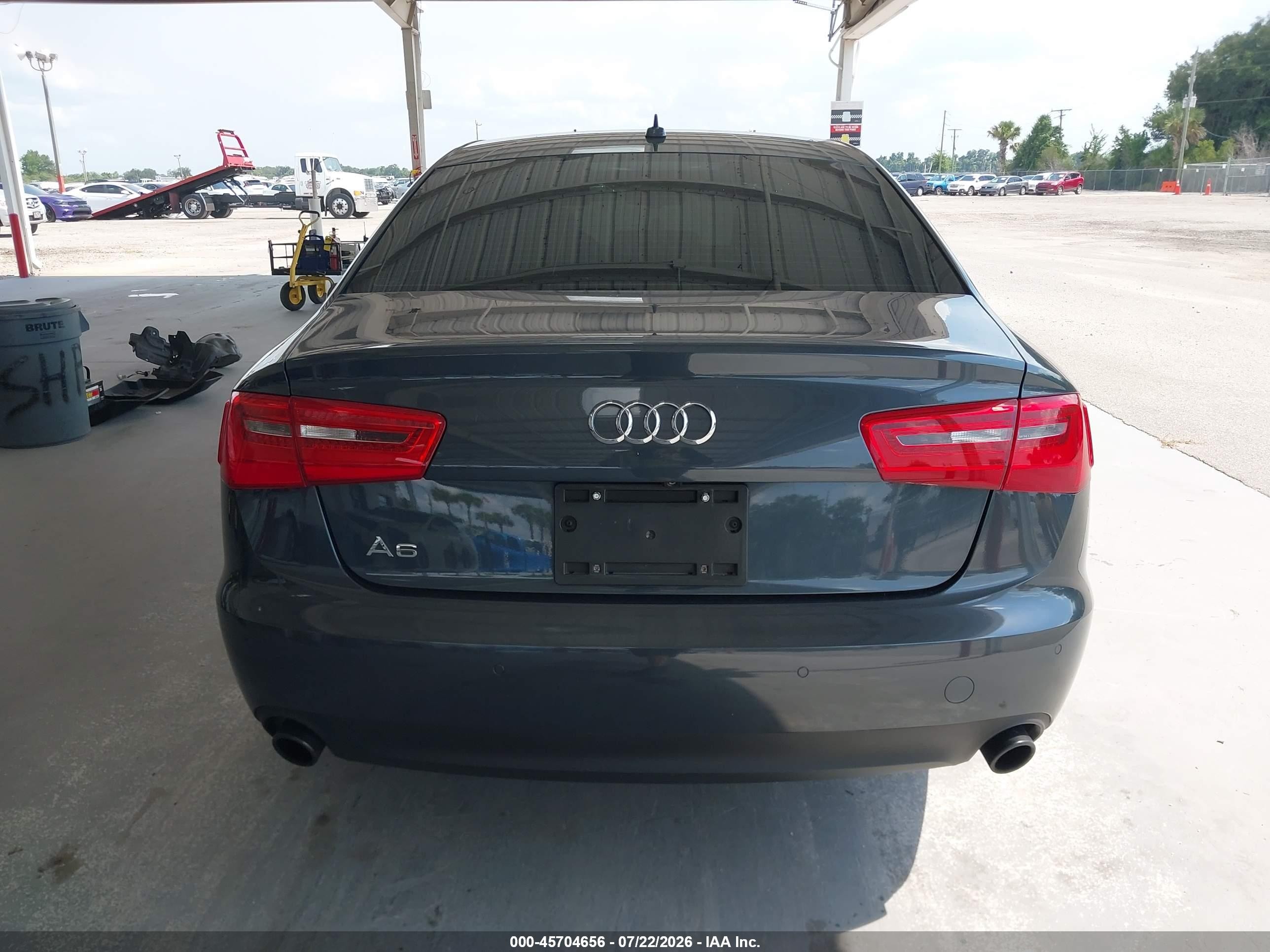 2014 Audi A6 2.0t Premium Blue vin: WAUGFAFC8EN067750