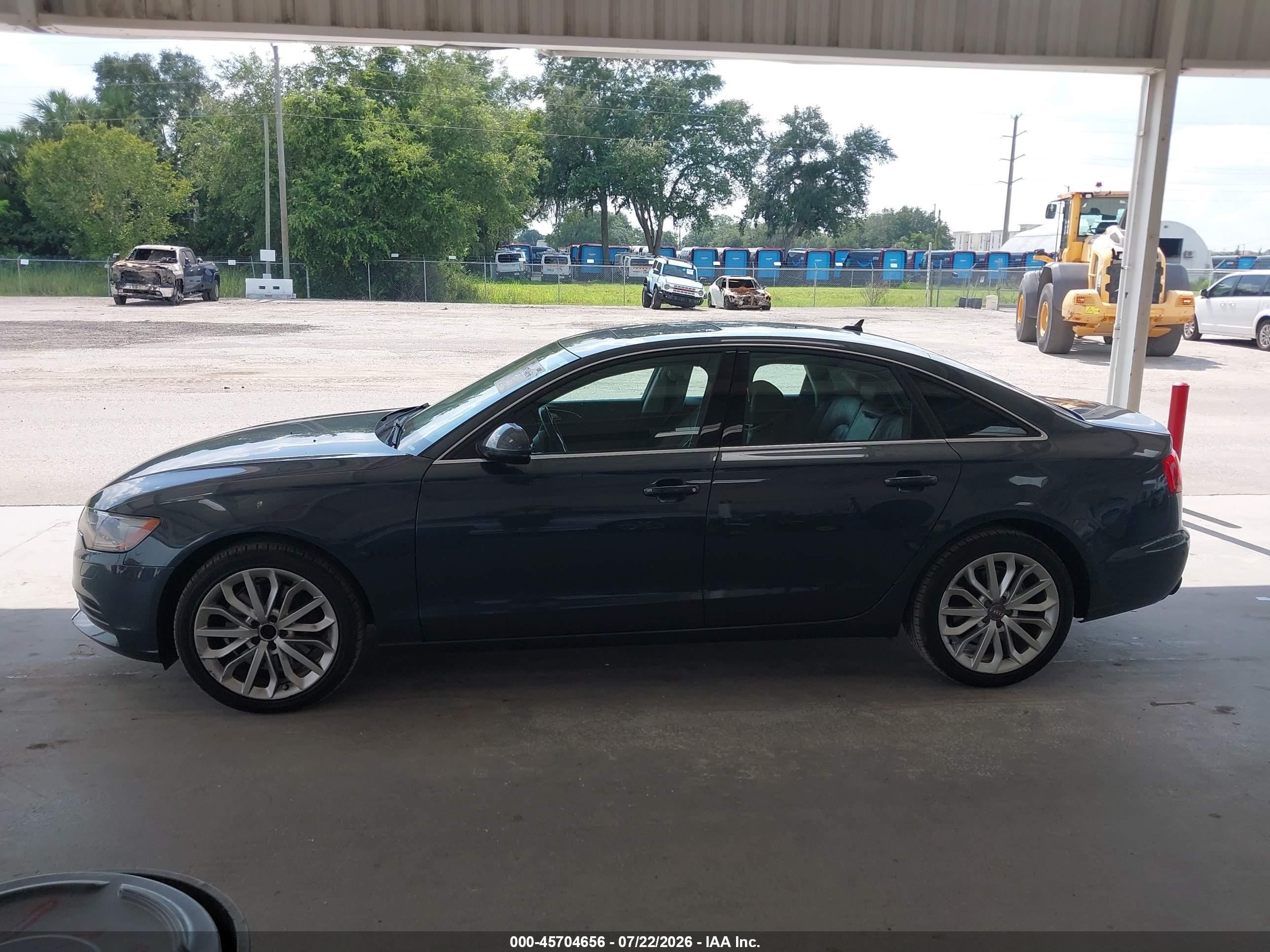 2014 Audi A6 2.0t Premium Blue vin: WAUGFAFC8EN067750