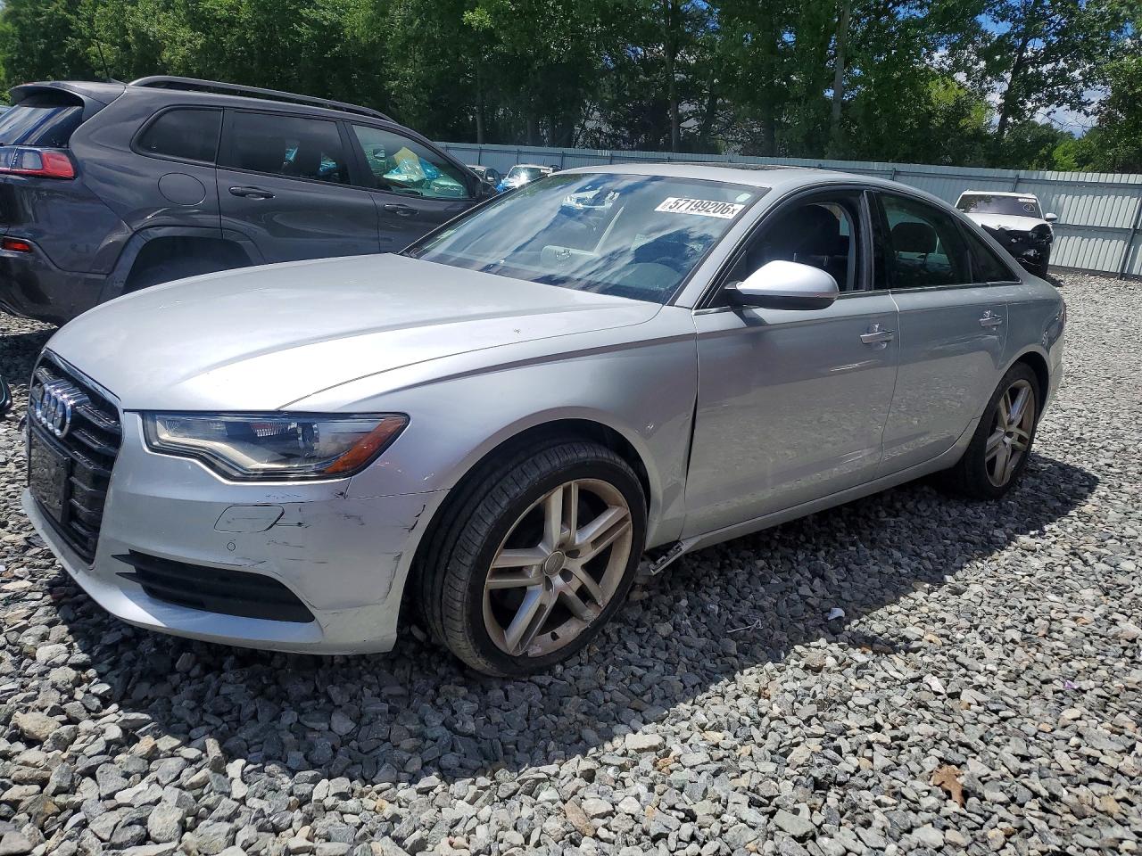 2015 Audi A6 Premium Plus Silver vin: WAUGFAFC8FN012586