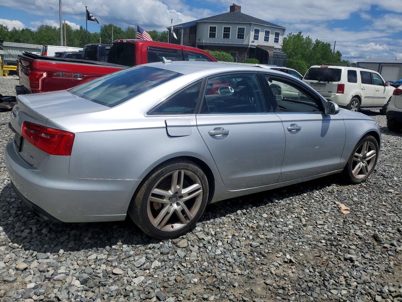 2015 Audi A6 Premium Plus Silver vin: WAUGFAFC8FN012586