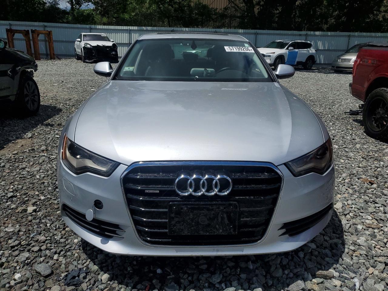 2015 Audi A6 Premium Plus Silver vin: WAUGFAFC8FN012586