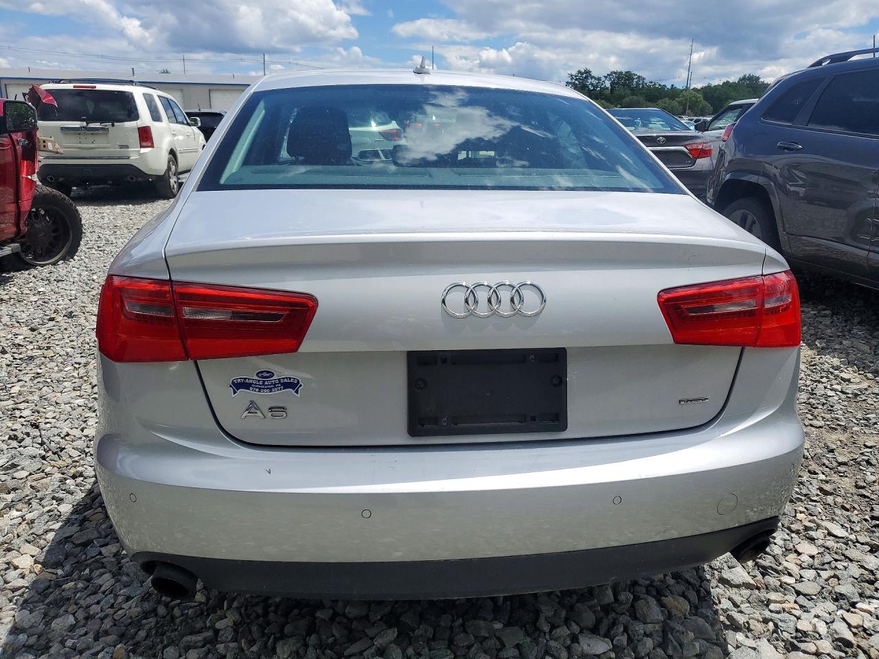 2015 Audi A6 Premium Plus Silver vin: WAUGFAFC8FN012586