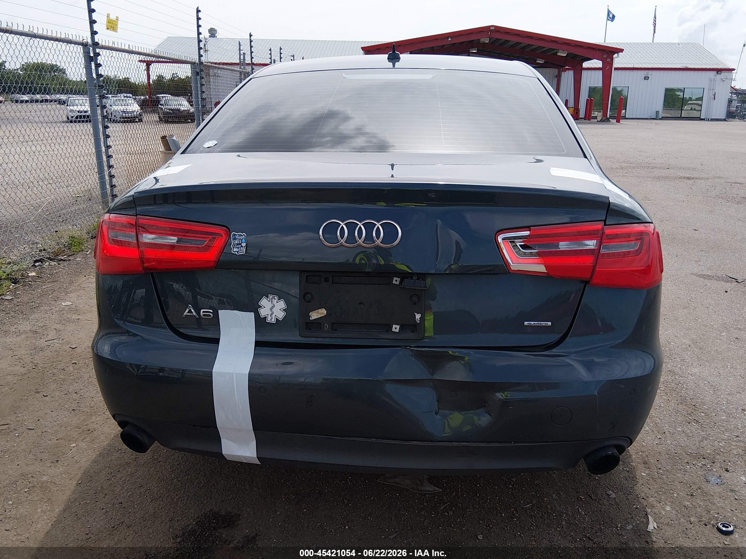 2015 Audi A6 2.0t Premium Blue vin: WAUGFAFC8FN023426