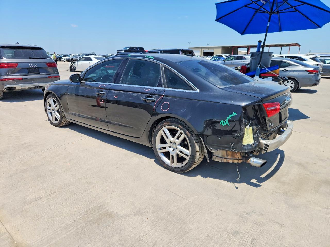 2015 Audi A6 Premium Plus Black vin: WAUGFAFC8FN030649