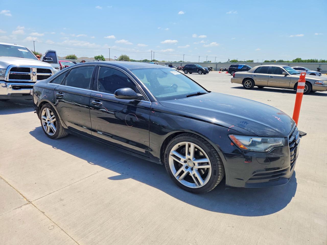 2015 Audi A6 Premium Plus Black vin: WAUGFAFC8FN030649