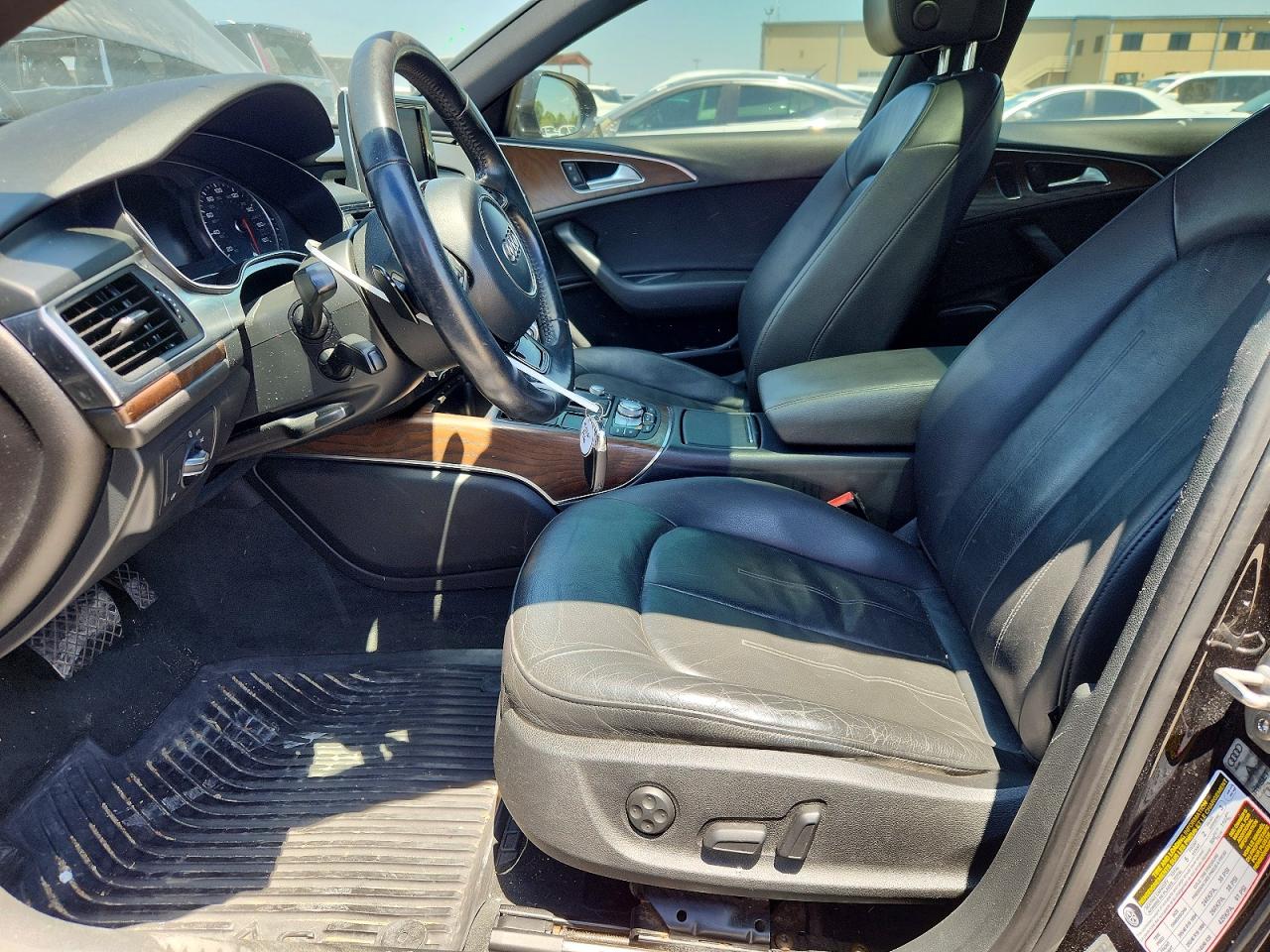 2015 Audi A6 Premium Plus Black vin: WAUGFAFC8FN030649