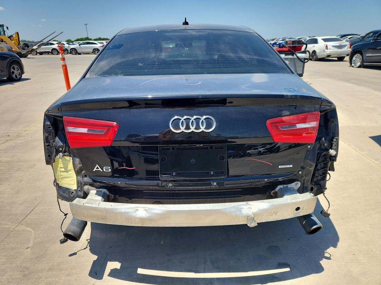 2015 Audi A6 Premium Plus Black vin: WAUGFAFC8FN030649