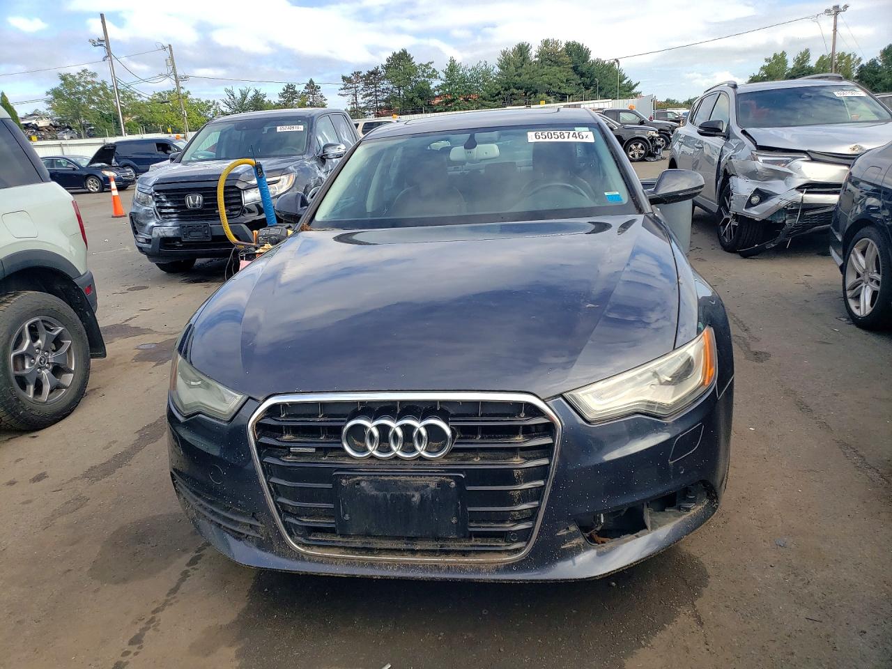 2013 Audi A6 Premium Plus Blue vin: WAUGFAFC9DN137867