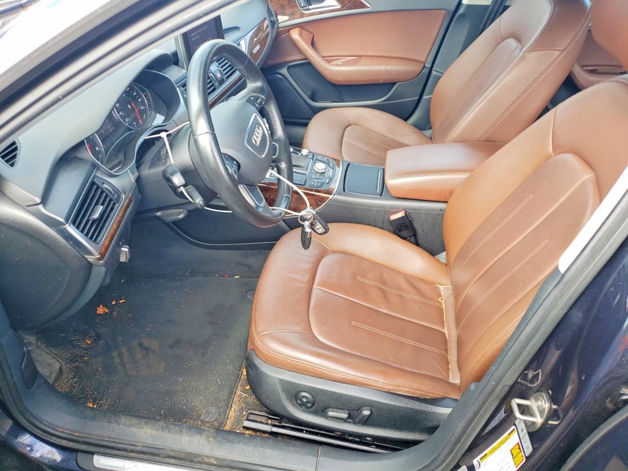 2013 Audi A6 Premium Plus Blue vin: WAUGFAFC9DN137867
