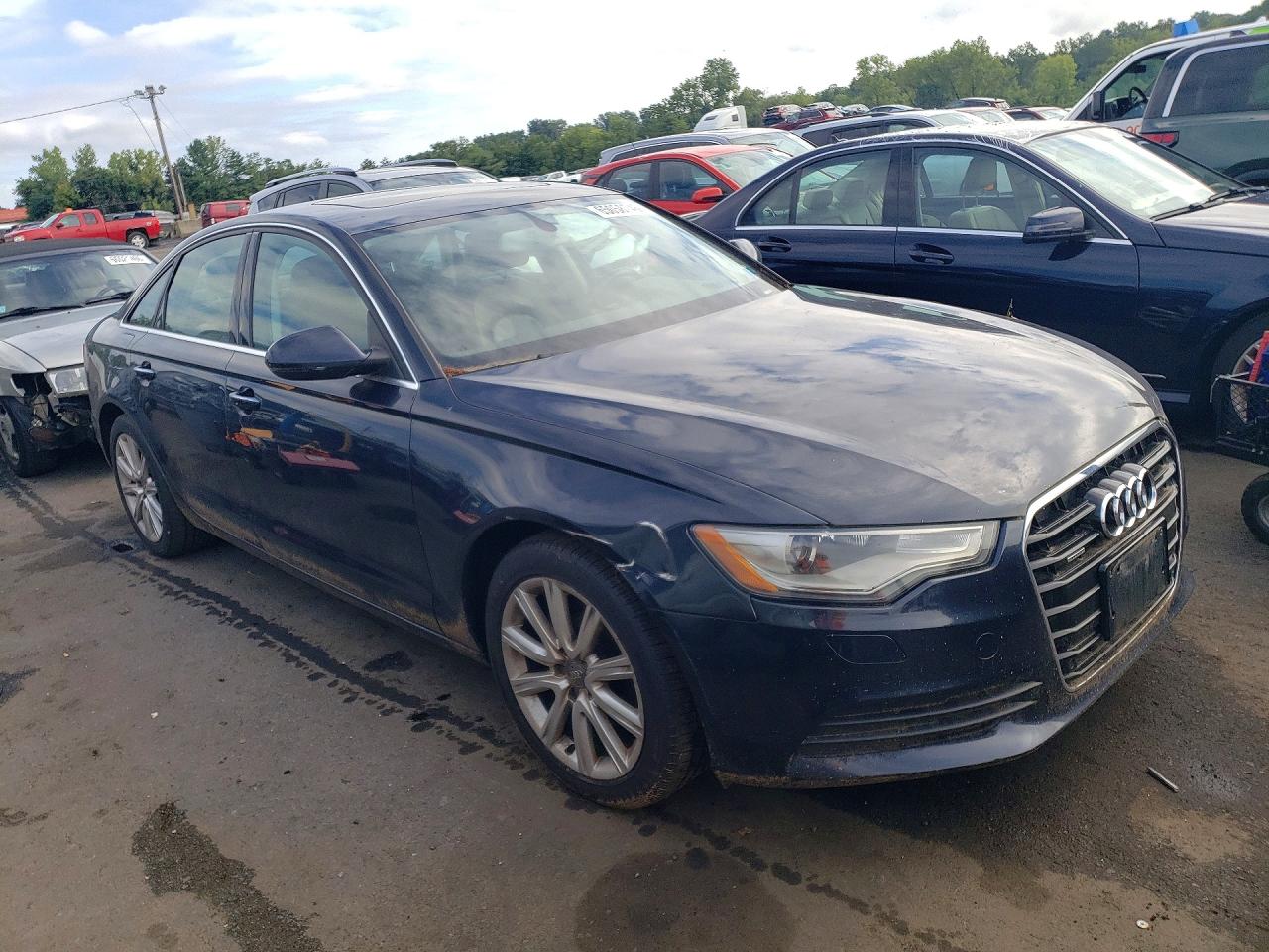 2013 Audi A6 Premium Plus Blue vin: WAUGFAFC9DN137867
