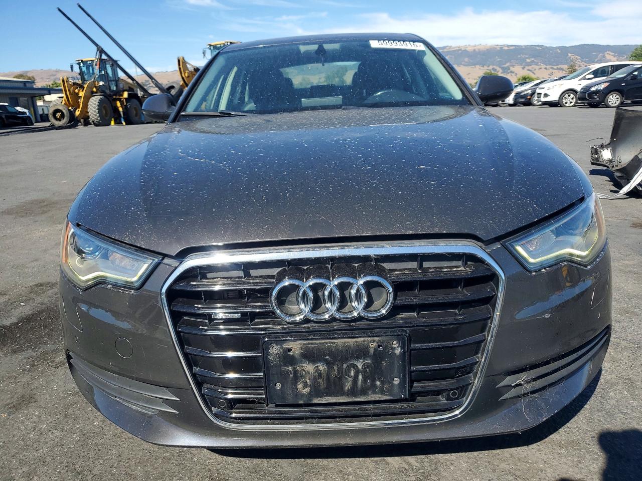 2013 Audi A6 Premium Plus Серый vin: WAUGFAFC9DN147718