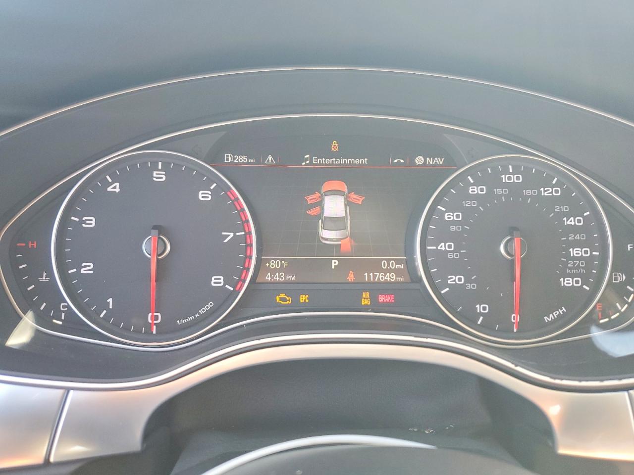 2013 Audi A6 Premium Plus Серый vin: WAUGFAFC9DN147718