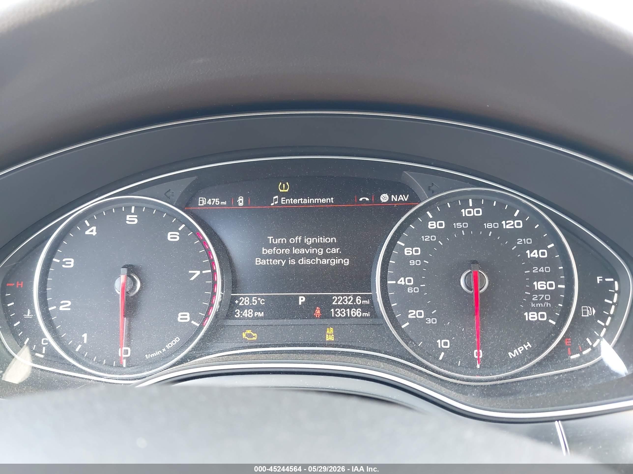 2014 Audi A6 2.0t Premium Белый vin: WAUGFAFC9EN039942