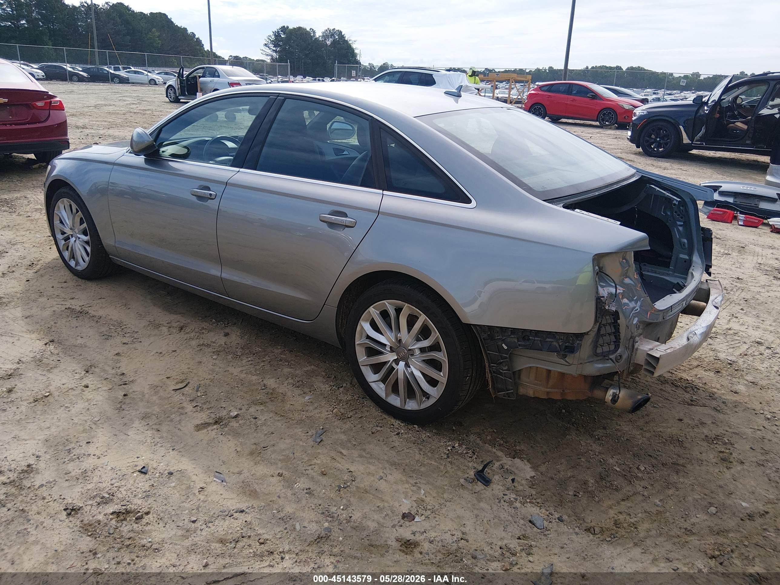 2014 Audi A6 2.0t Premium Silver vin: WAUGFAFC9EN054957