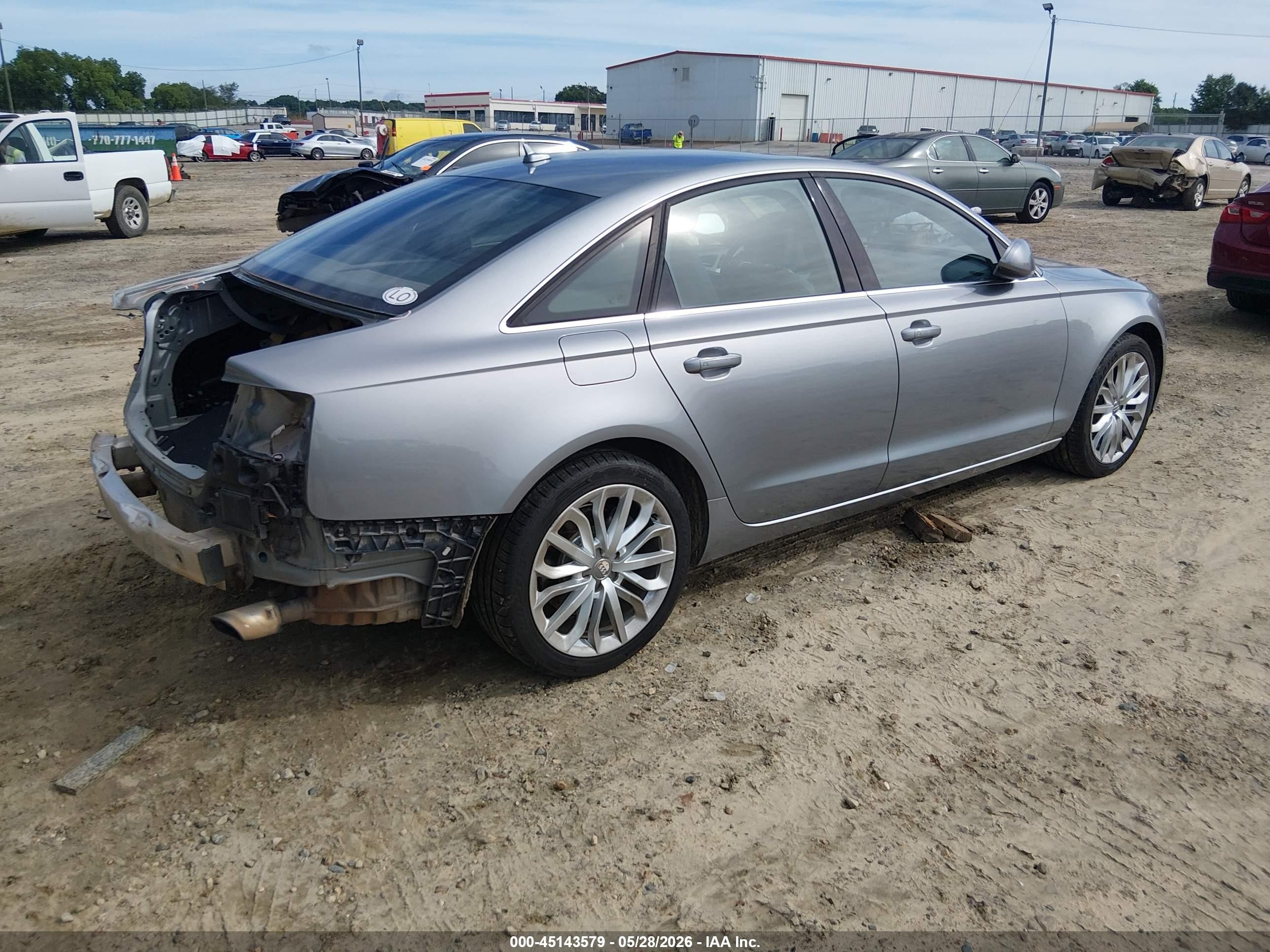 2014 Audi A6 2.0t Premium Silver vin: WAUGFAFC9EN054957