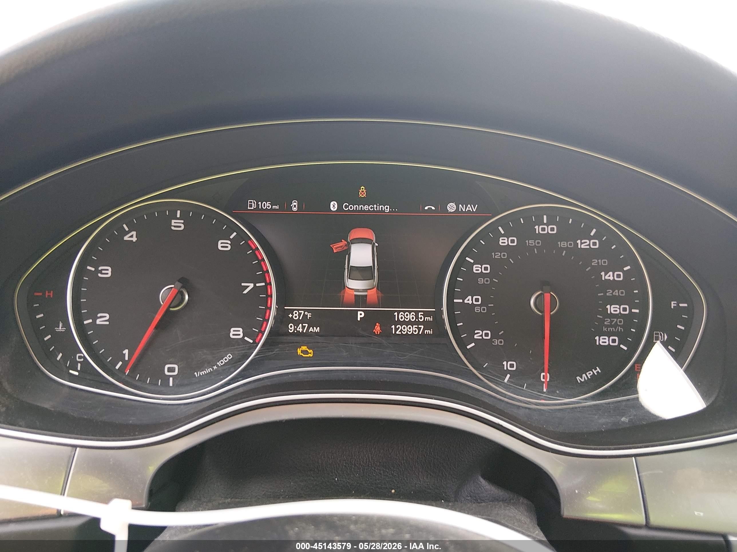 2014 Audi A6 2.0t Premium Silver vin: WAUGFAFC9EN054957