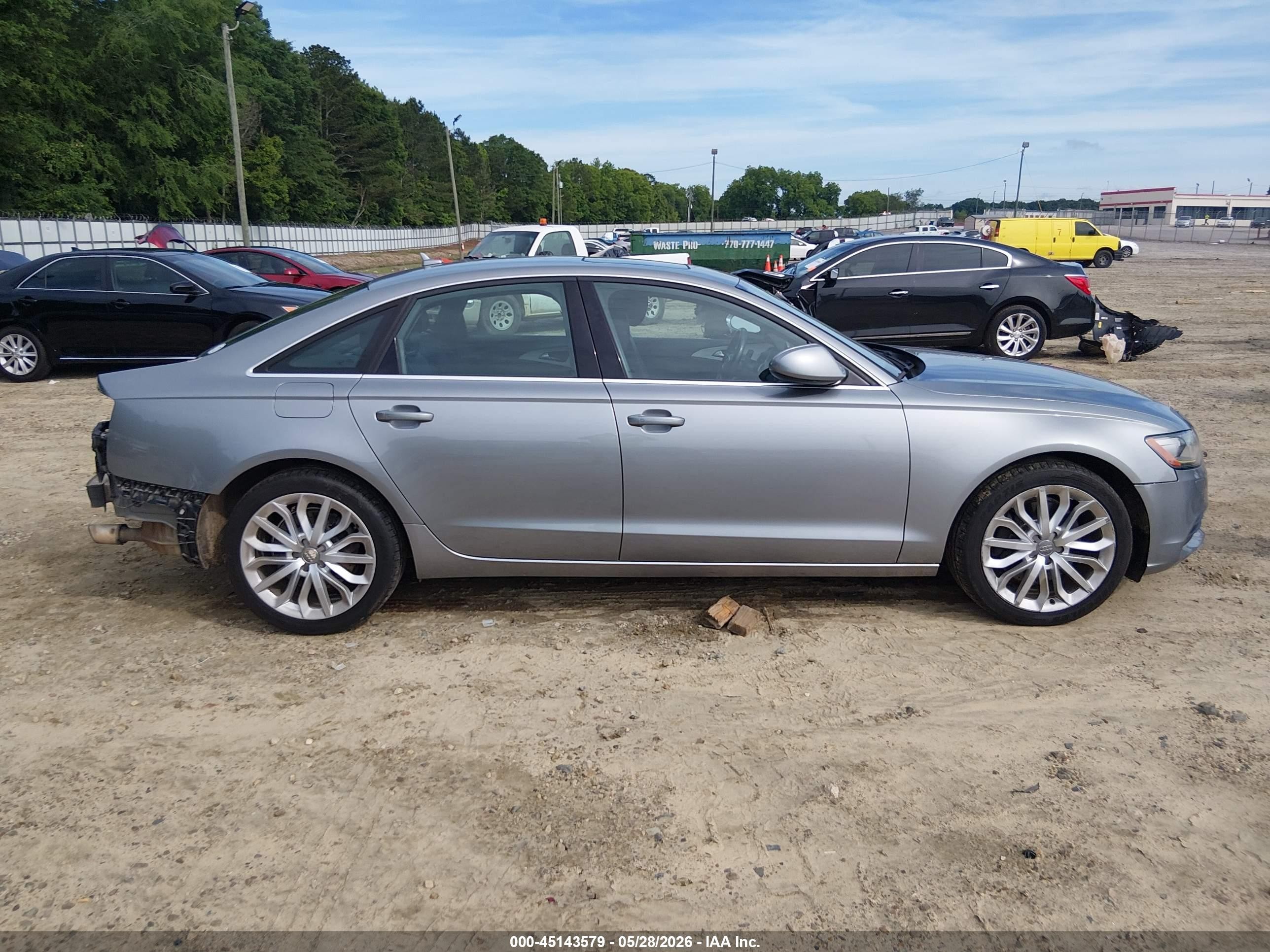 2014 Audi A6 2.0t Premium Silver vin: WAUGFAFC9EN054957