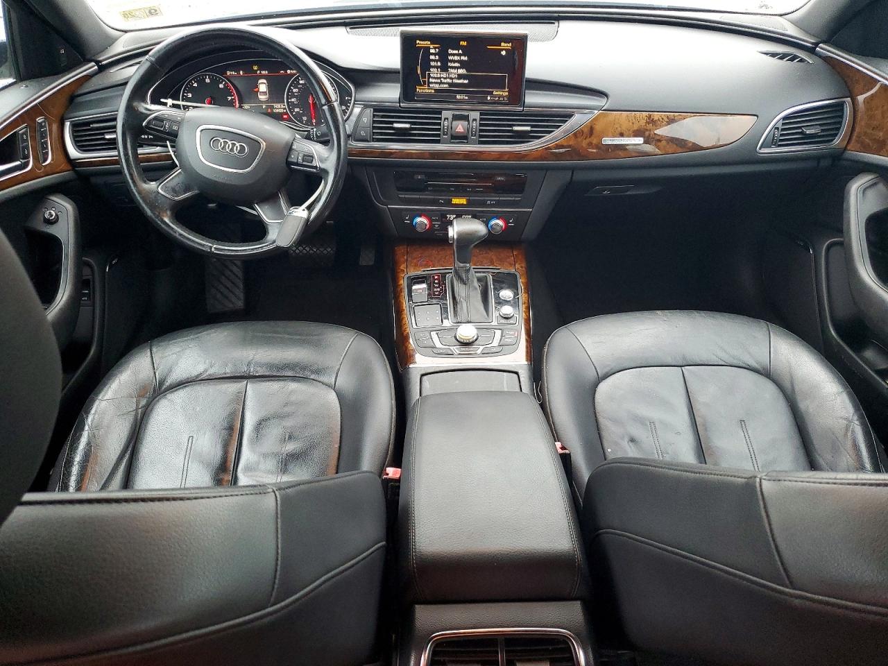 2014 Audi A6 Black vin: WAUGFAFC9EN124540