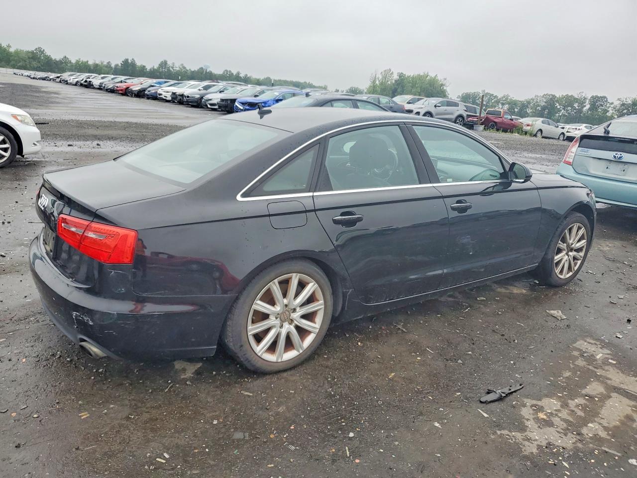 2014 Audi A6 Black vin: WAUGFAFC9EN124540