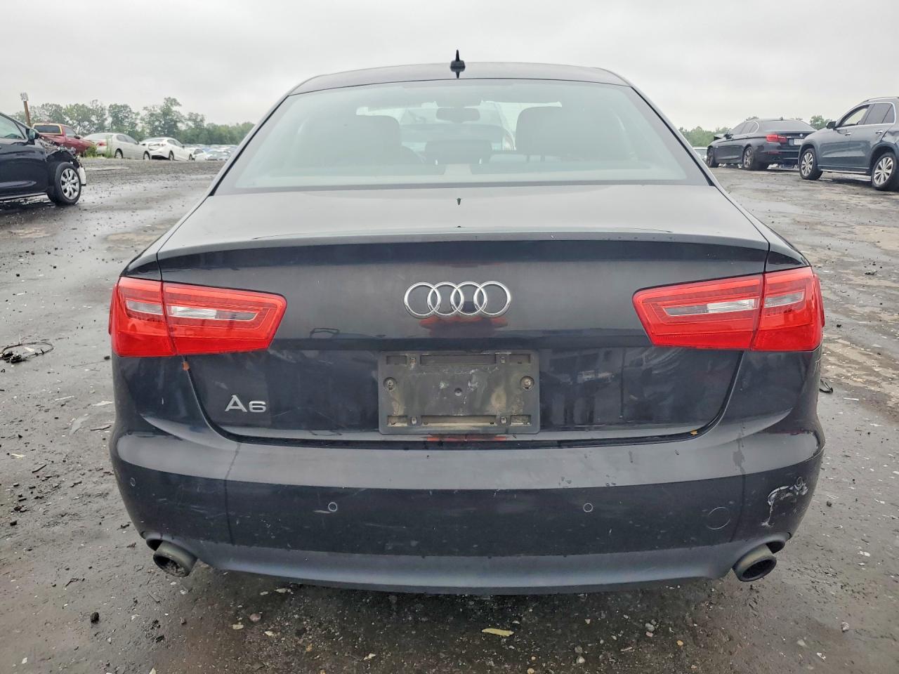 2014 Audi A6 Black vin: WAUGFAFC9EN124540