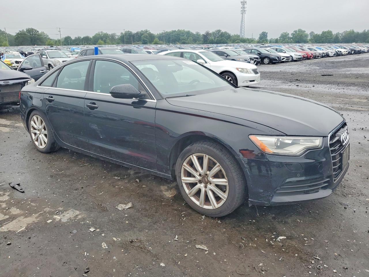 2014 Audi A6 Black vin: WAUGFAFC9EN124540