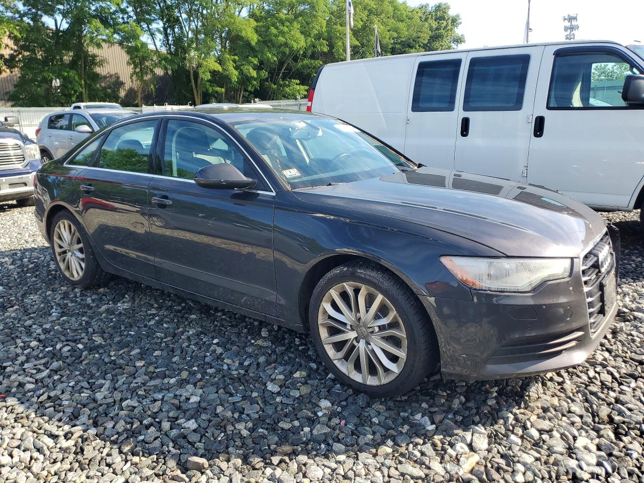 2014 Audi A6 Premium Plus Gray vin: WAUGFAFC9EN142942