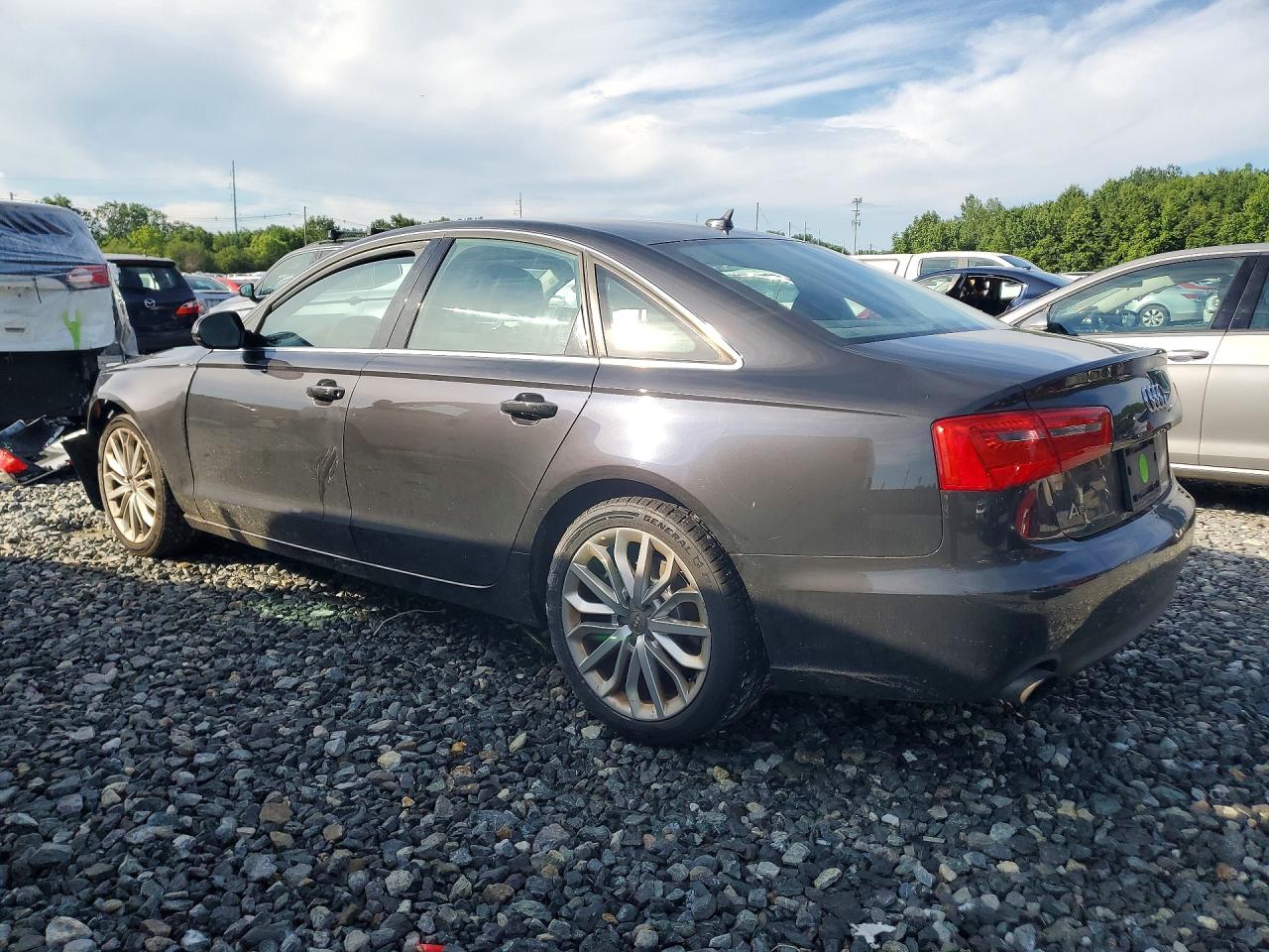 2014 Audi A6 Premium Plus Gray vin: WAUGFAFC9EN142942