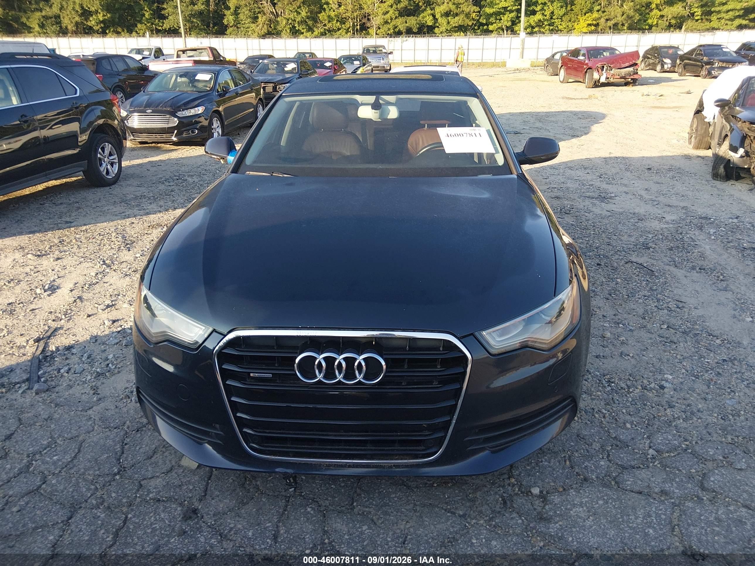 2015 Audi A6 2.0t Premium Black vin: WAUGFAFC9FN006747