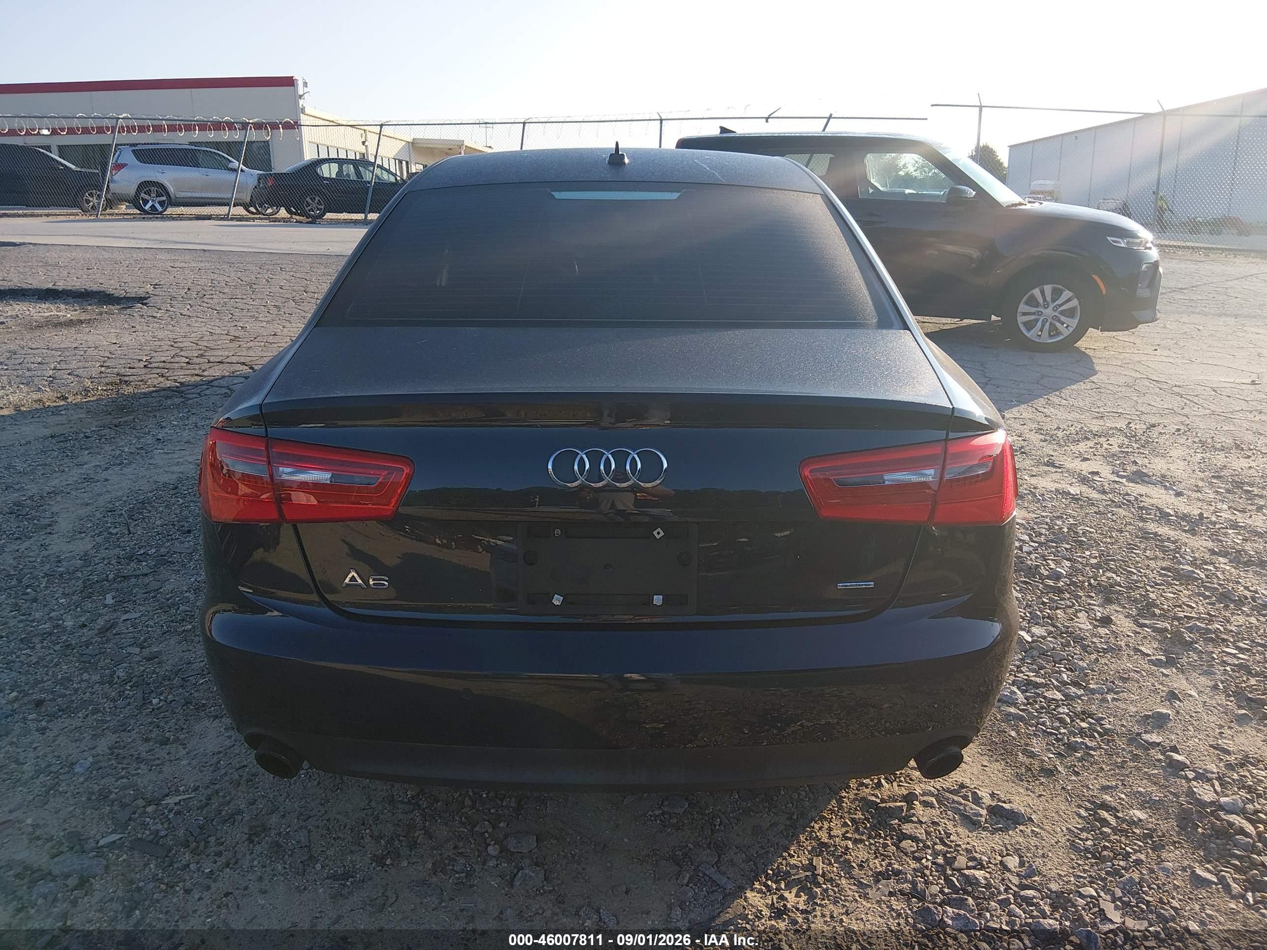 2015 Audi A6 2.0t Premium Black vin: WAUGFAFC9FN006747