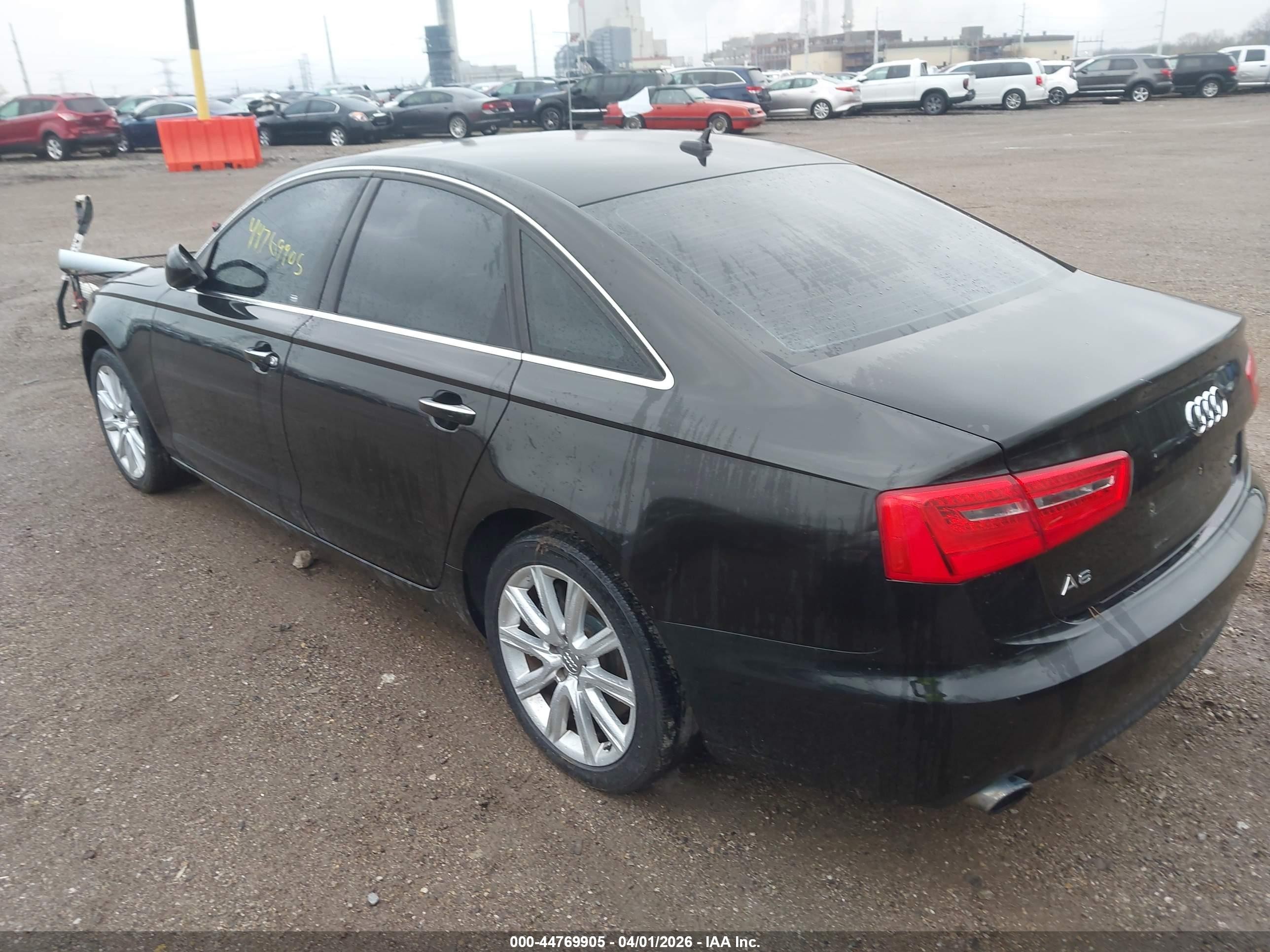 2015 Audi A6 2.0t Premium Черный vin: WAUGFAFC9FN009616