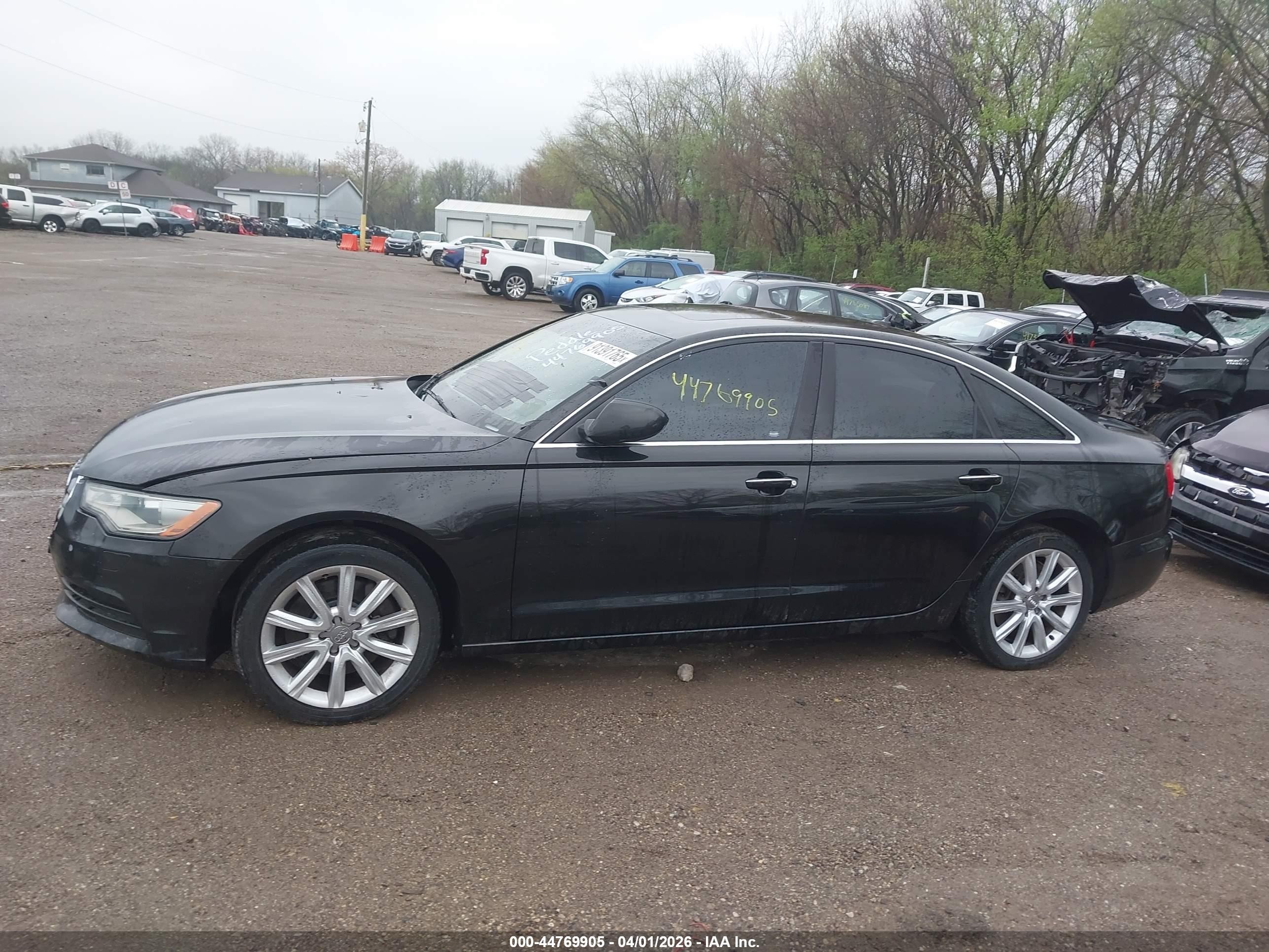 2015 Audi A6 2.0t Premium Черный vin: WAUGFAFC9FN009616