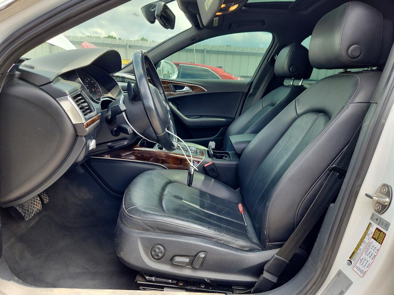 2015 Audi A6 2.0t Qu White vin: WAUGFAFC9FN012533