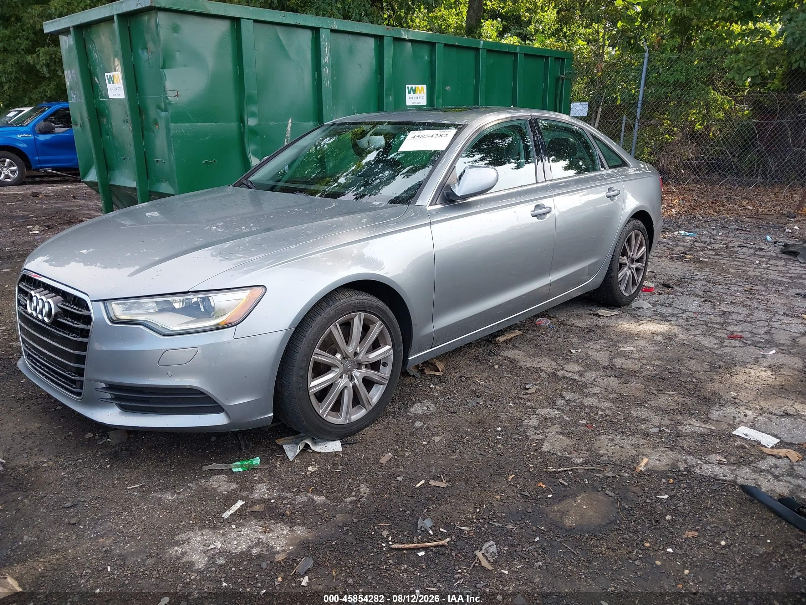 2015 Audi A6 2.0t Premium Silver vin: WAUGFAFC9FN012578