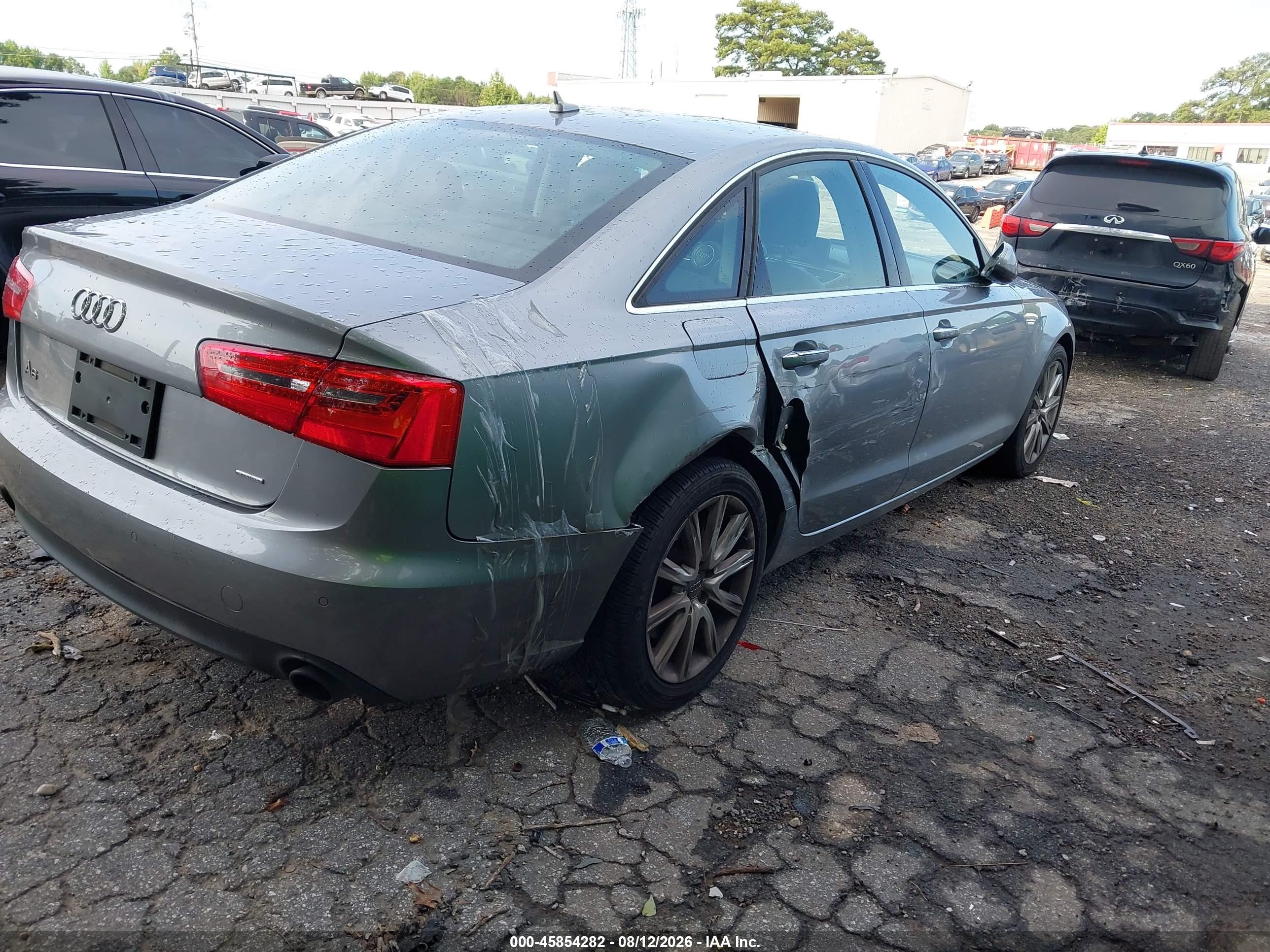2015 Audi A6 2.0t Premium Silver vin: WAUGFAFC9FN012578