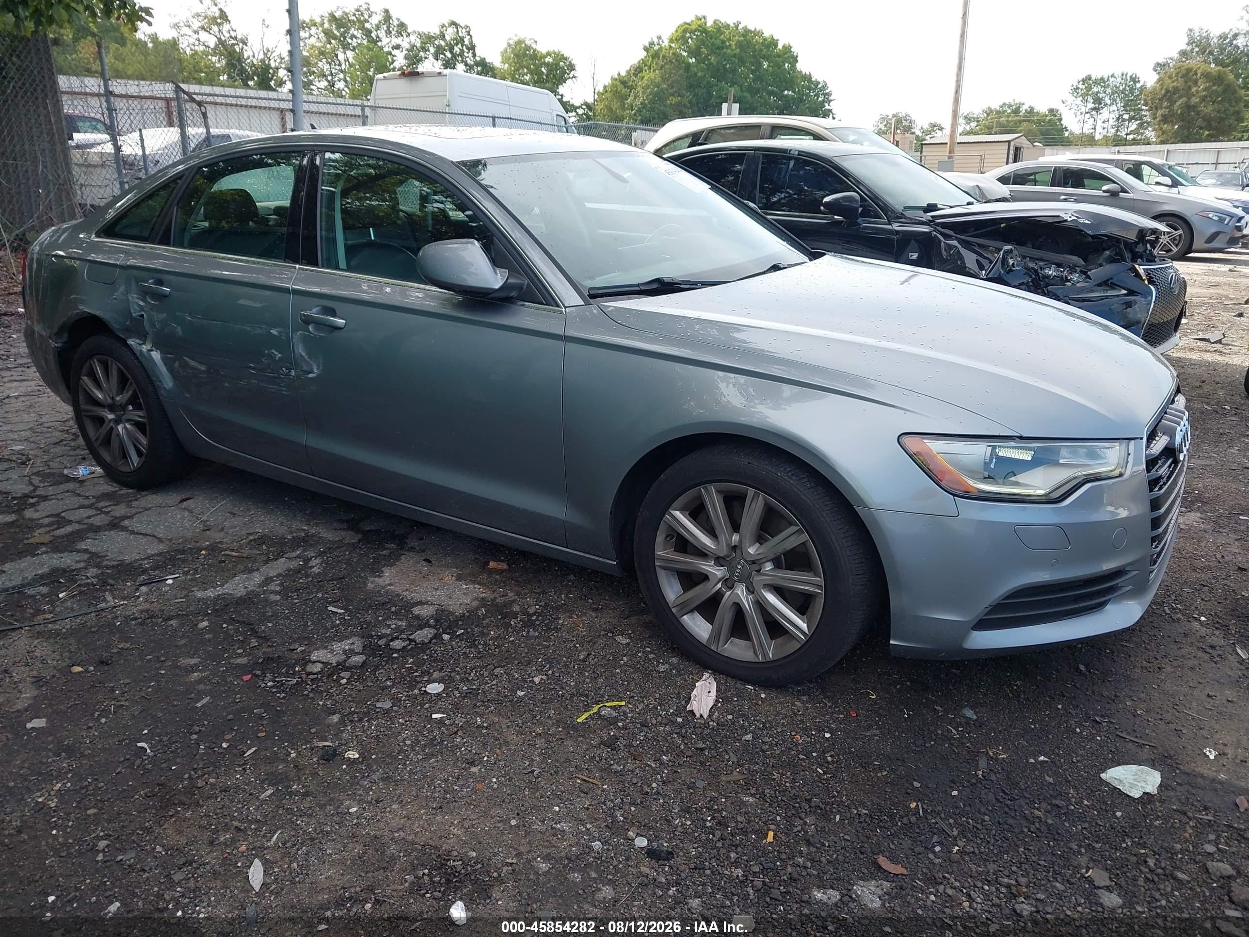 2015 Audi A6 2.0t Premium Silver vin: WAUGFAFC9FN012578