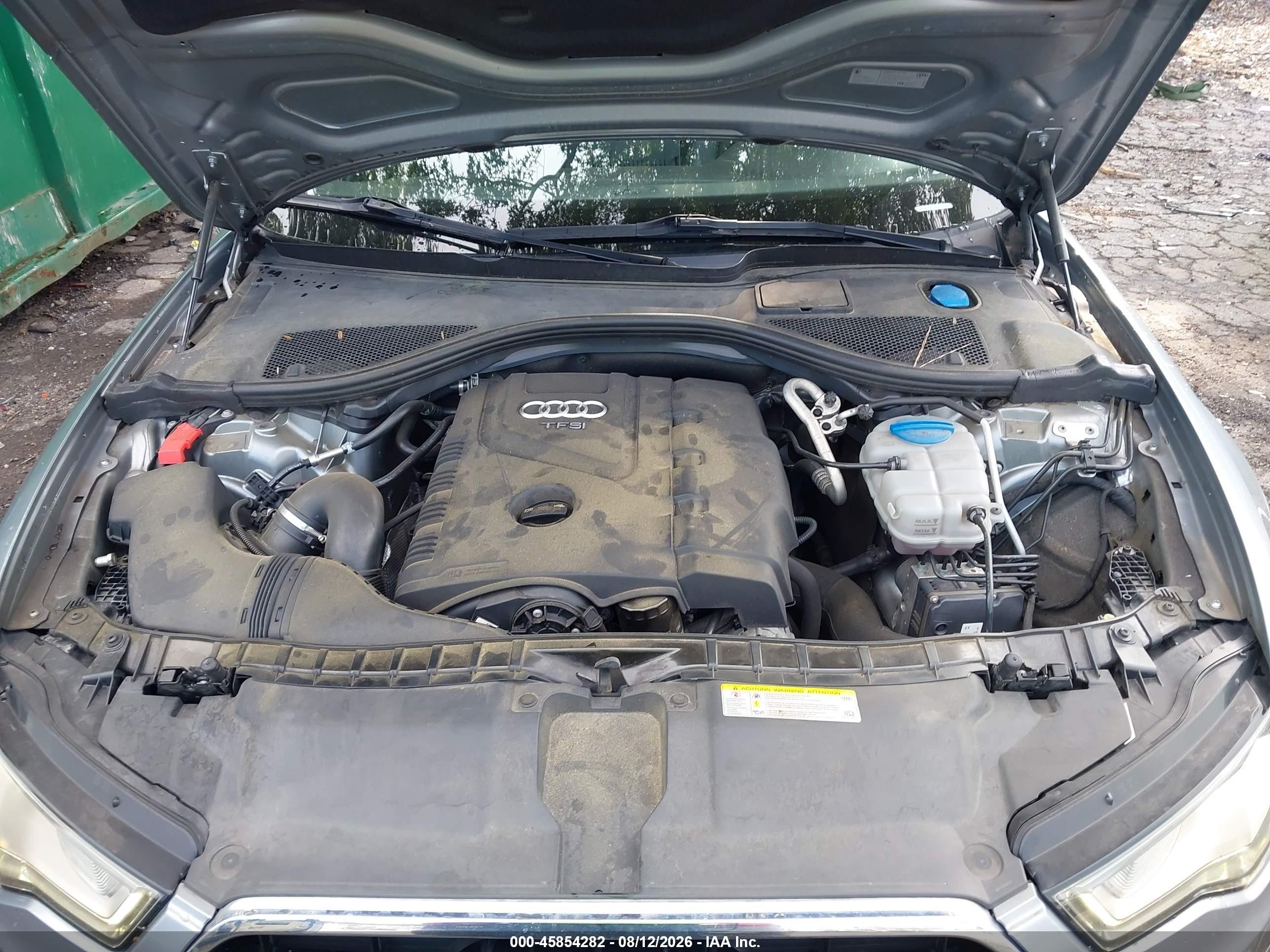 2015 Audi A6 2.0t Premium Silver vin: WAUGFAFC9FN012578