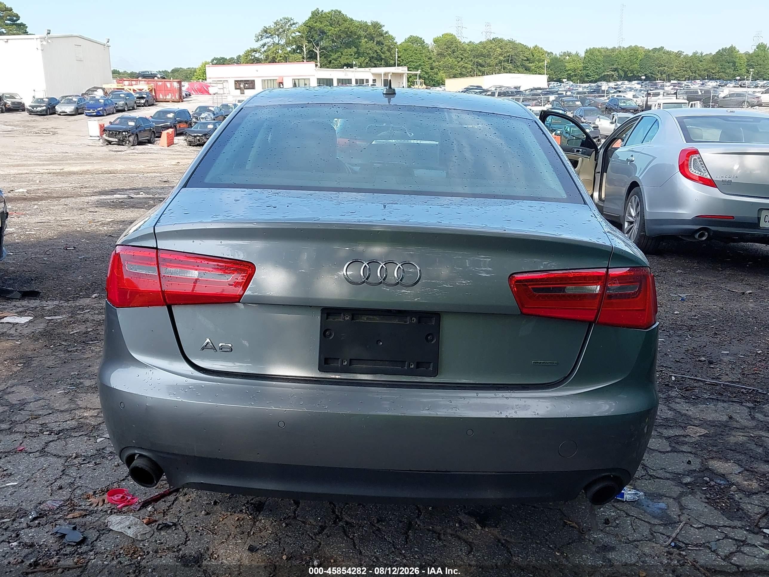 2015 Audi A6 2.0t Premium Silver vin: WAUGFAFC9FN012578