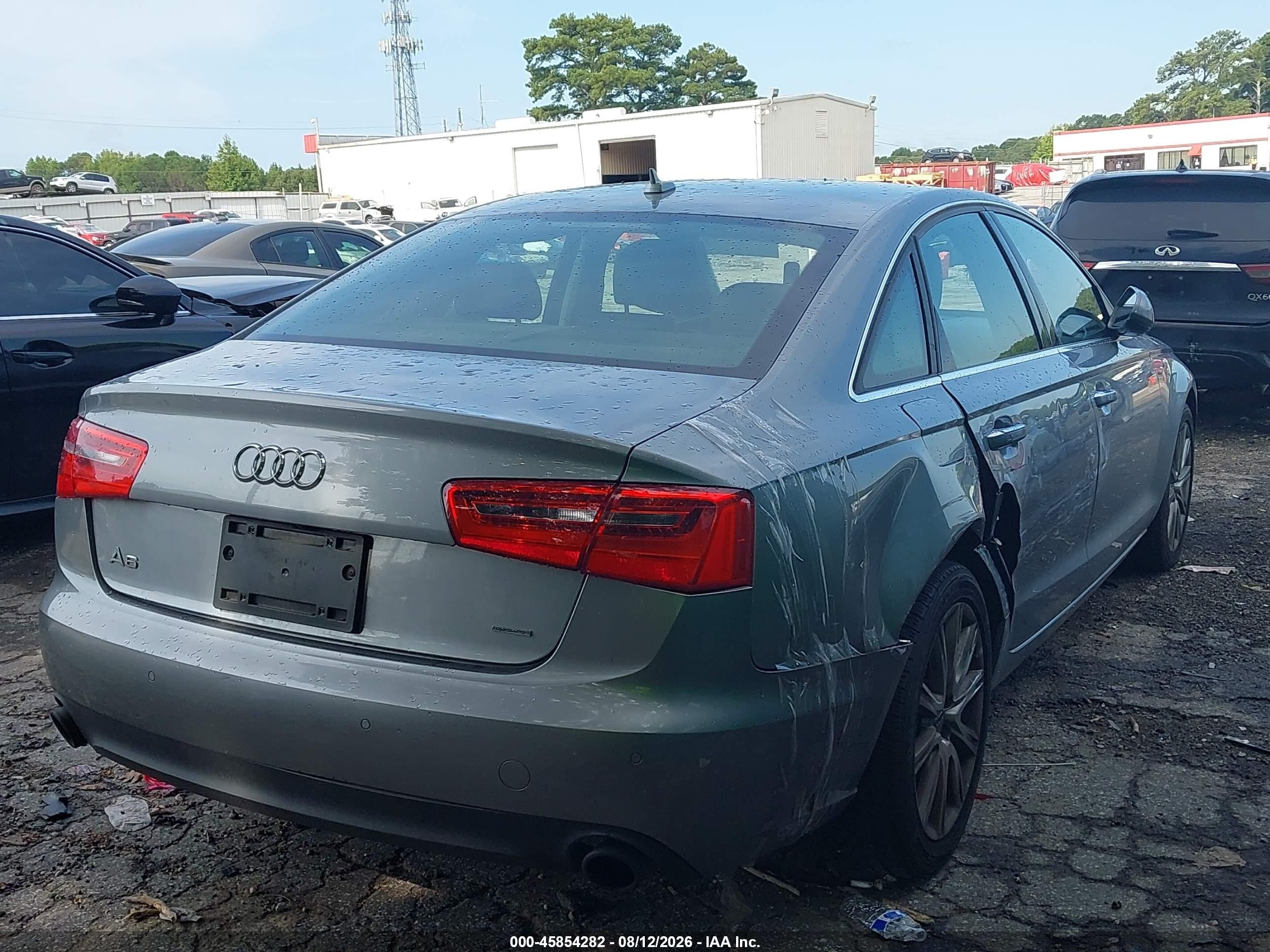 2015 Audi A6 2.0t Premium Silver vin: WAUGFAFC9FN012578