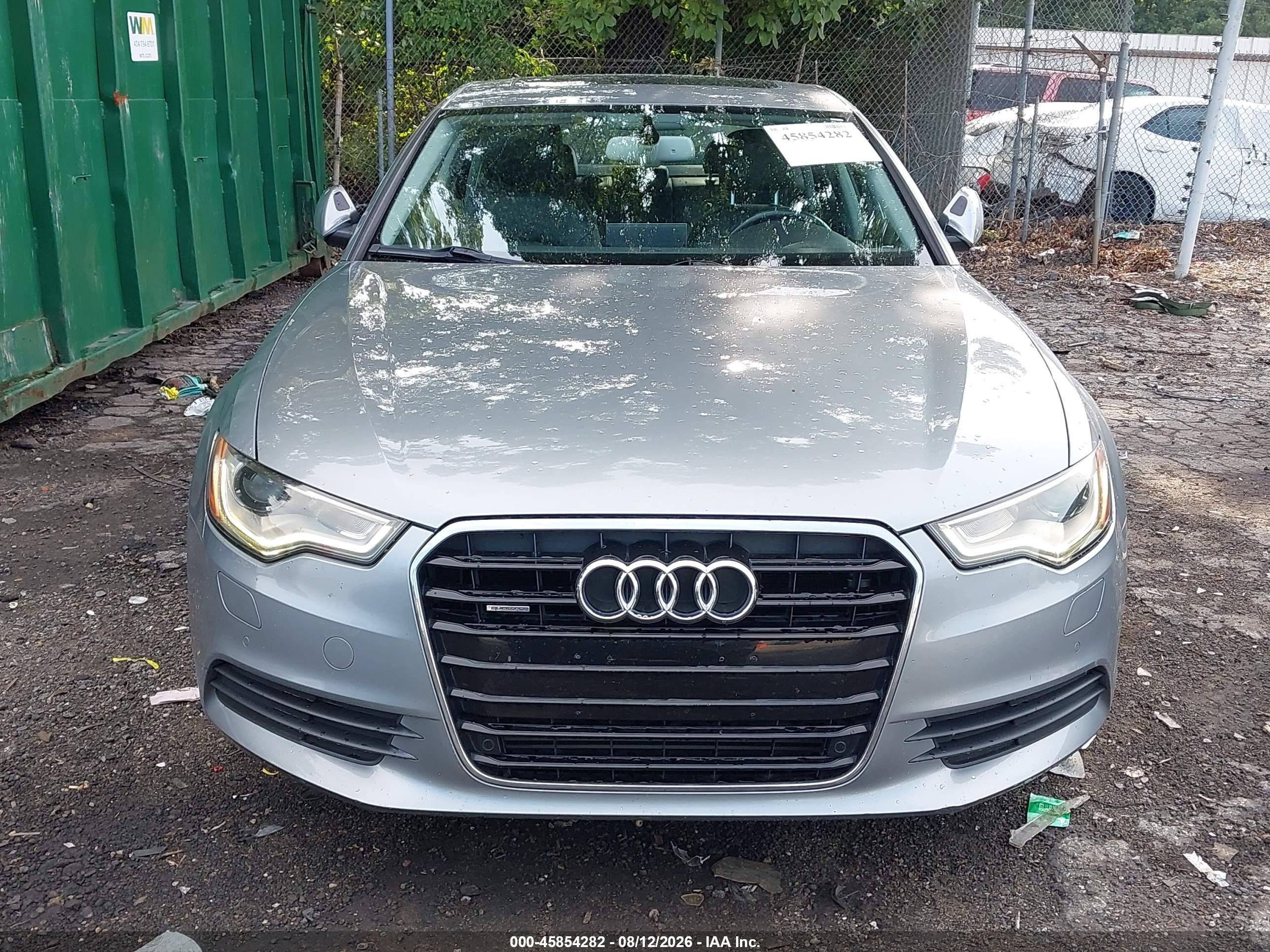 2015 Audi A6 2.0t Premium Silver vin: WAUGFAFC9FN012578