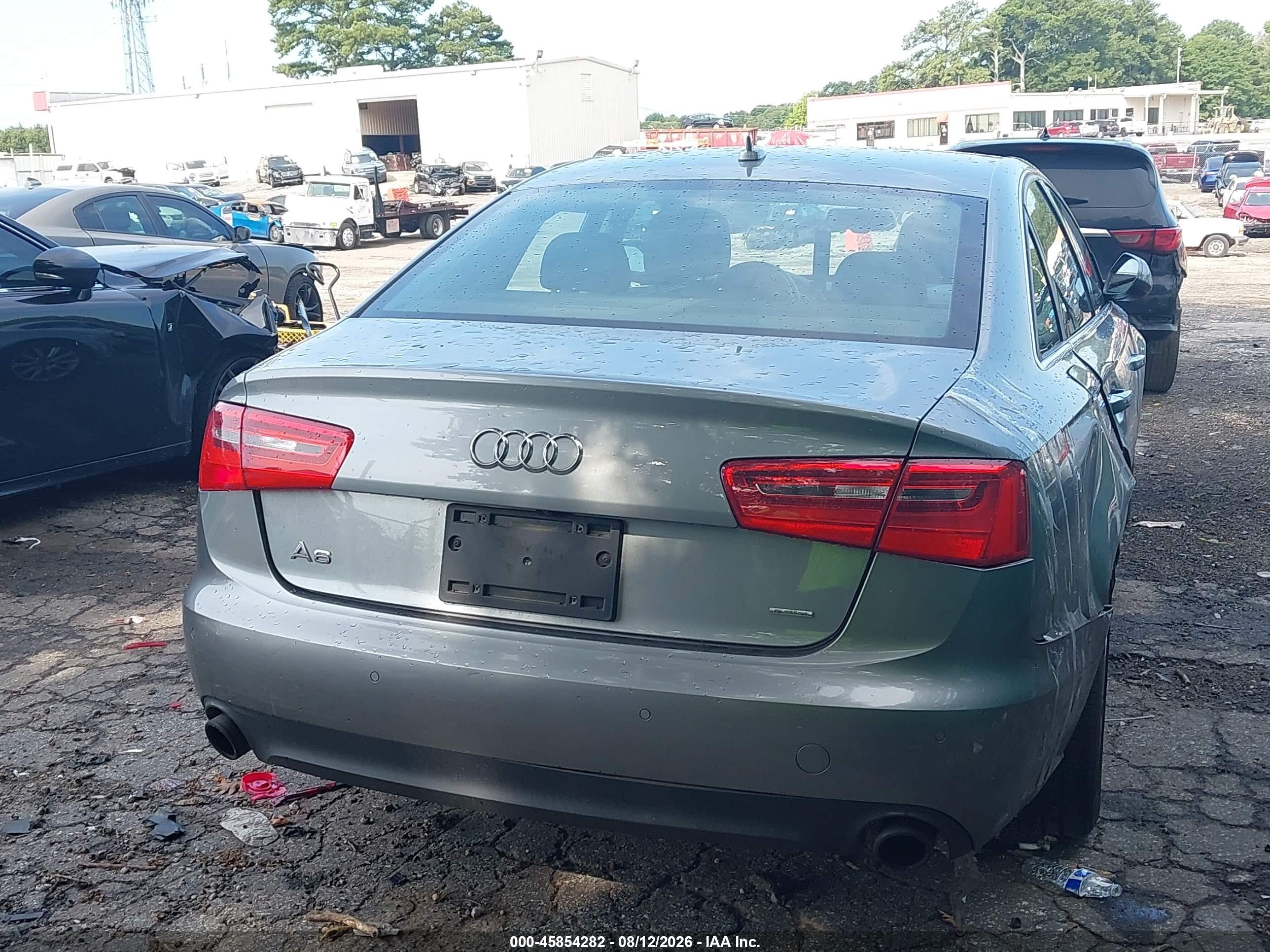 2015 Audi A6 2.0t Premium Silver vin: WAUGFAFC9FN012578
