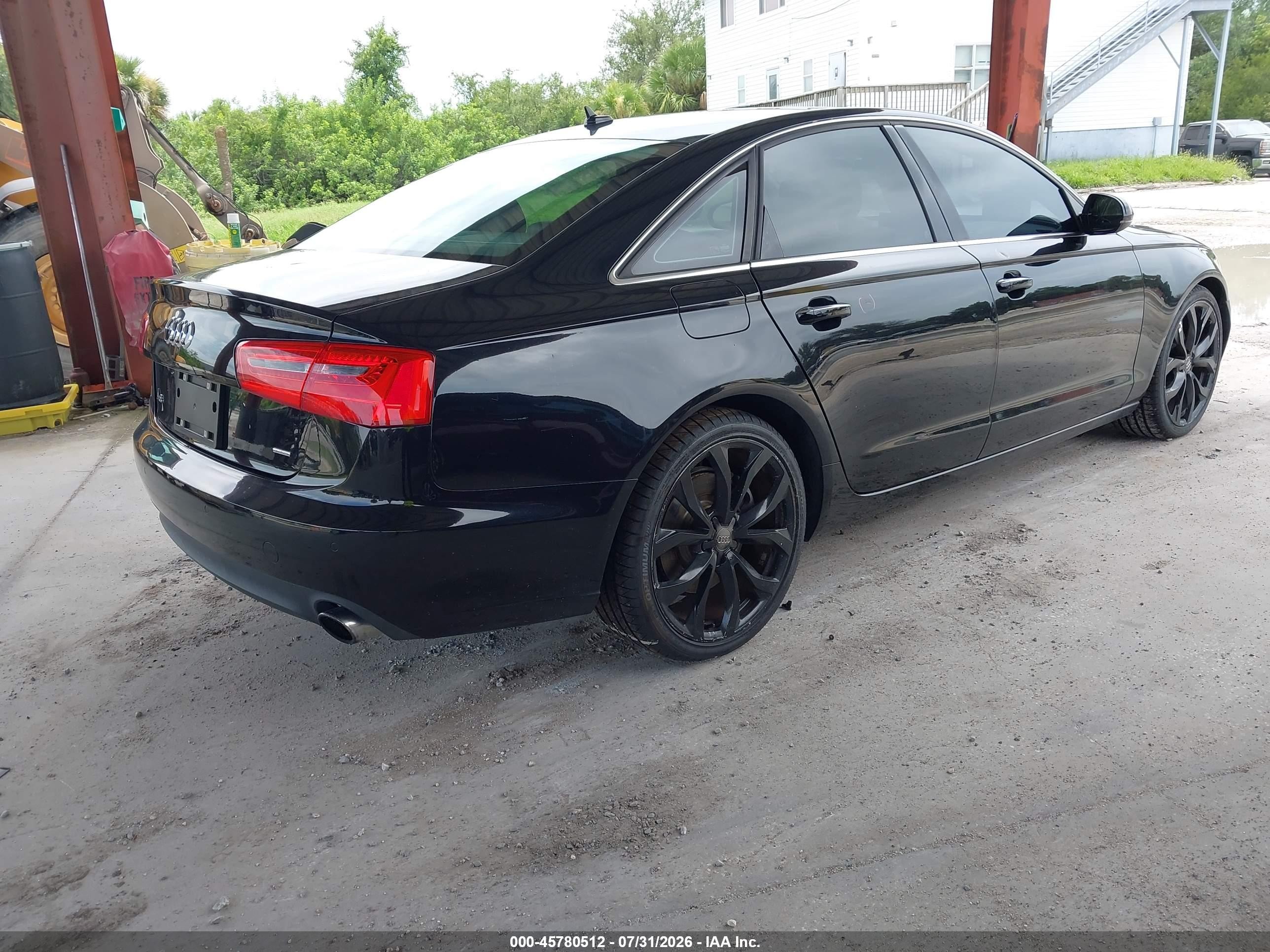 2015 Audi A6 2.0t Premium Черный vin: WAUGFAFC9FN024469