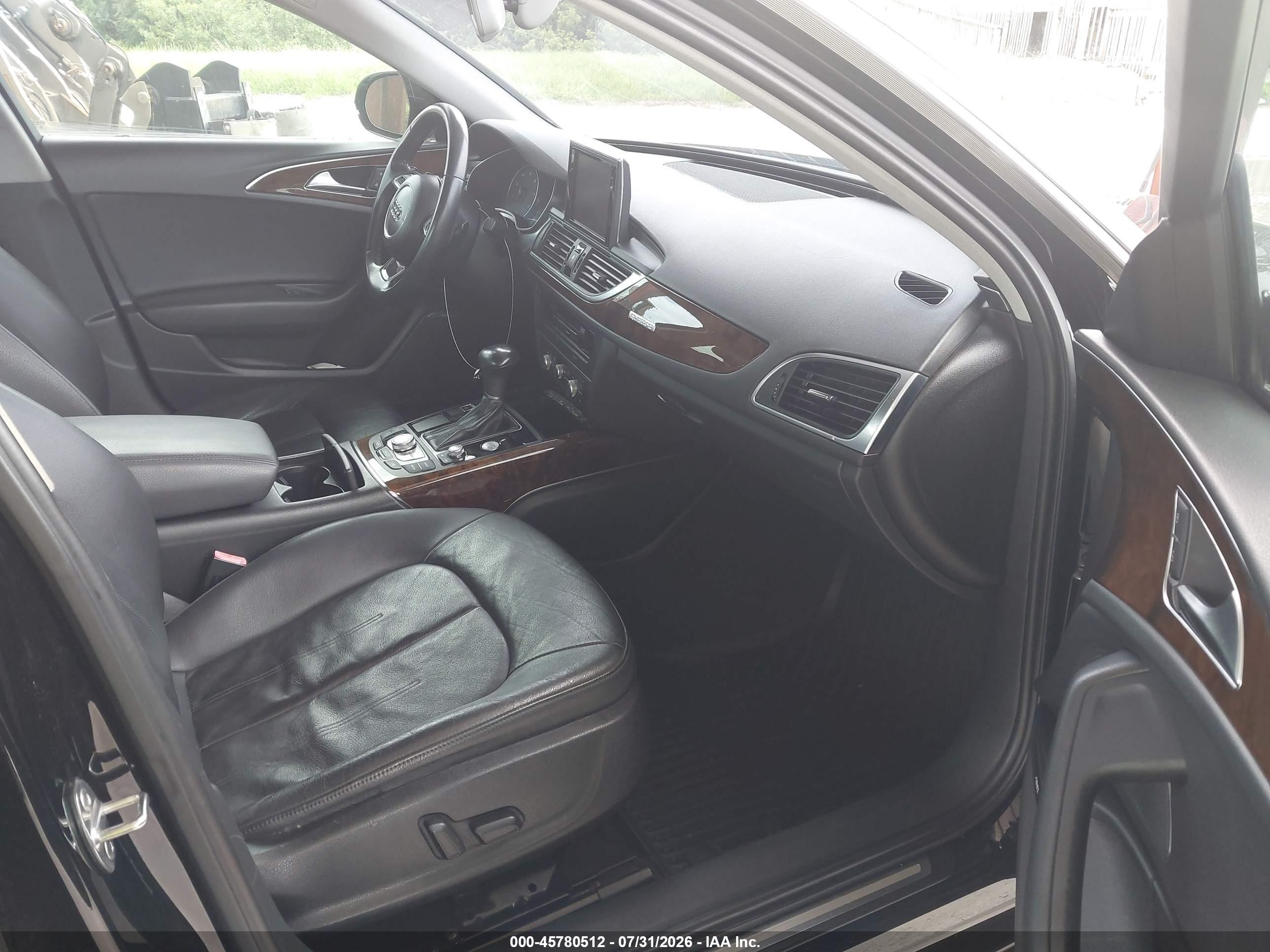 2015 Audi A6 2.0t Premium Черный vin: WAUGFAFC9FN024469