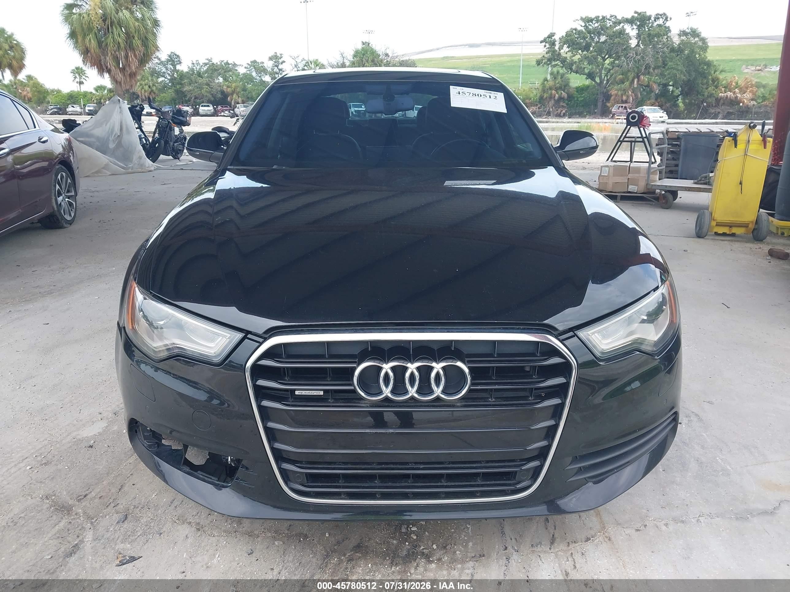 2015 Audi A6 2.0t Premium Черный vin: WAUGFAFC9FN024469
