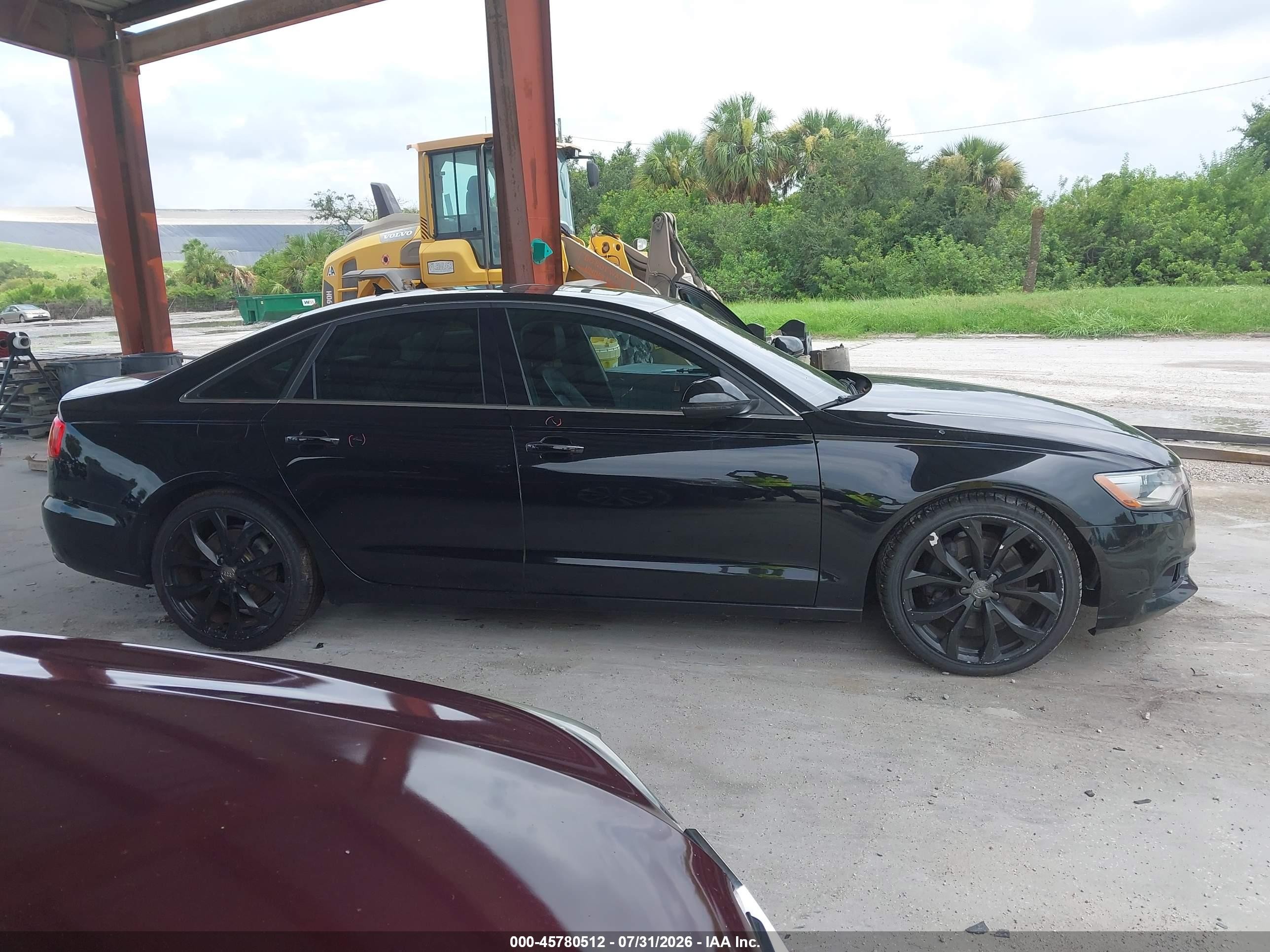 2015 Audi A6 2.0t Premium Черный vin: WAUGFAFC9FN024469