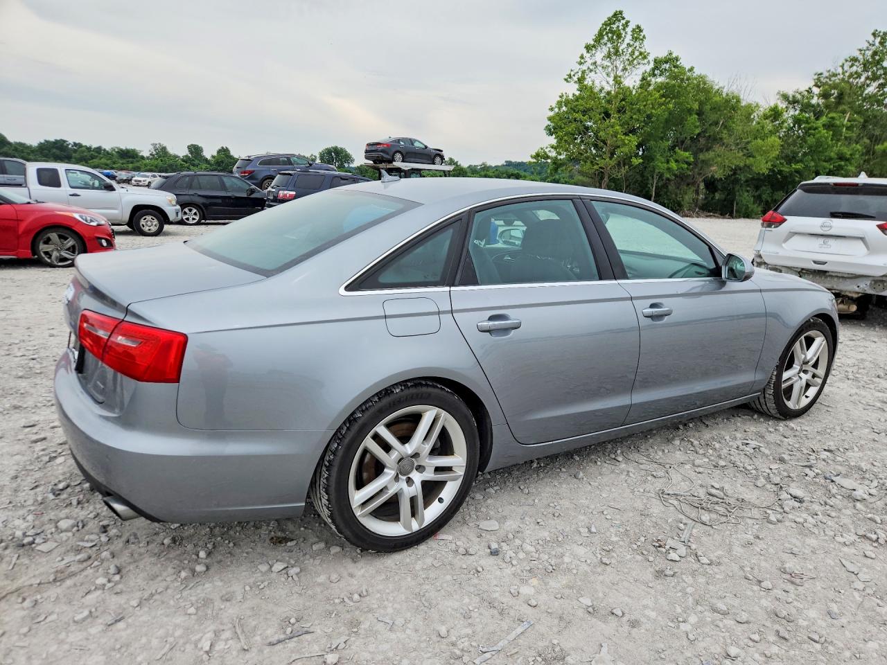 2015 Audi A6 Premium Plus Silver vin: WAUGFAFC9FN034970