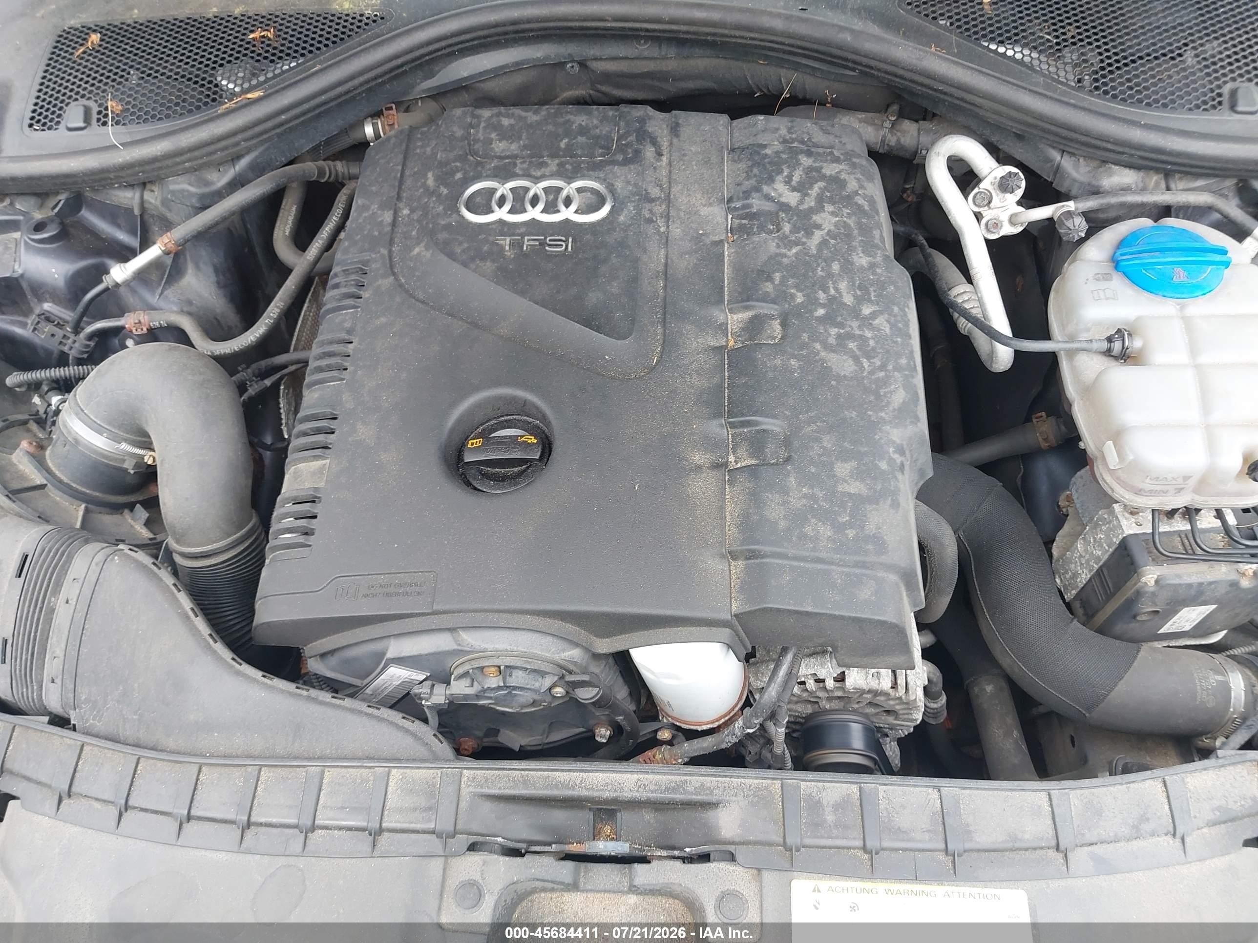 2013 Audi A6 2.0t Premium Gray vin: WAUGFAFCXDN075783