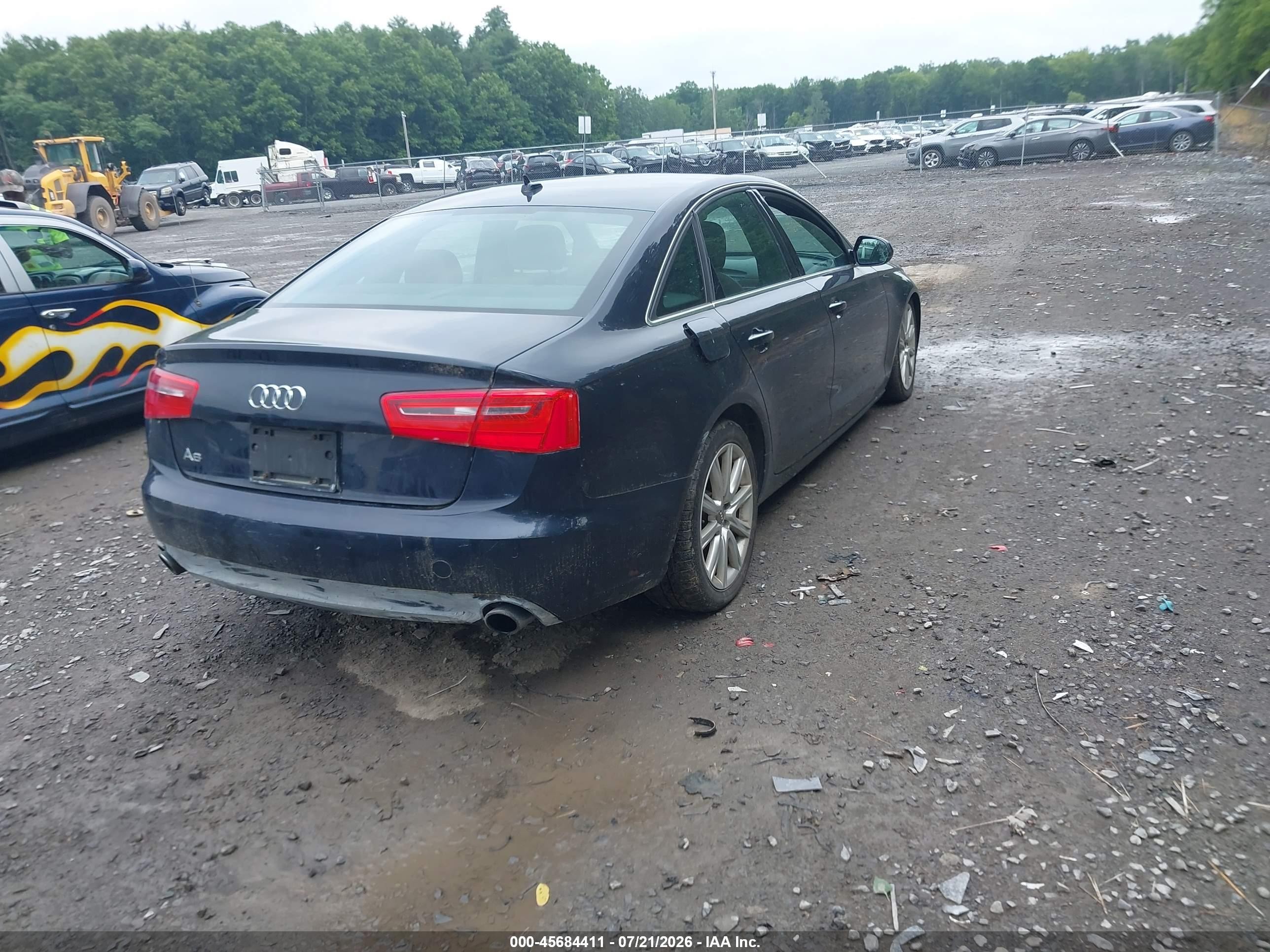 2013 Audi A6 2.0t Premium Gray vin: WAUGFAFCXDN075783