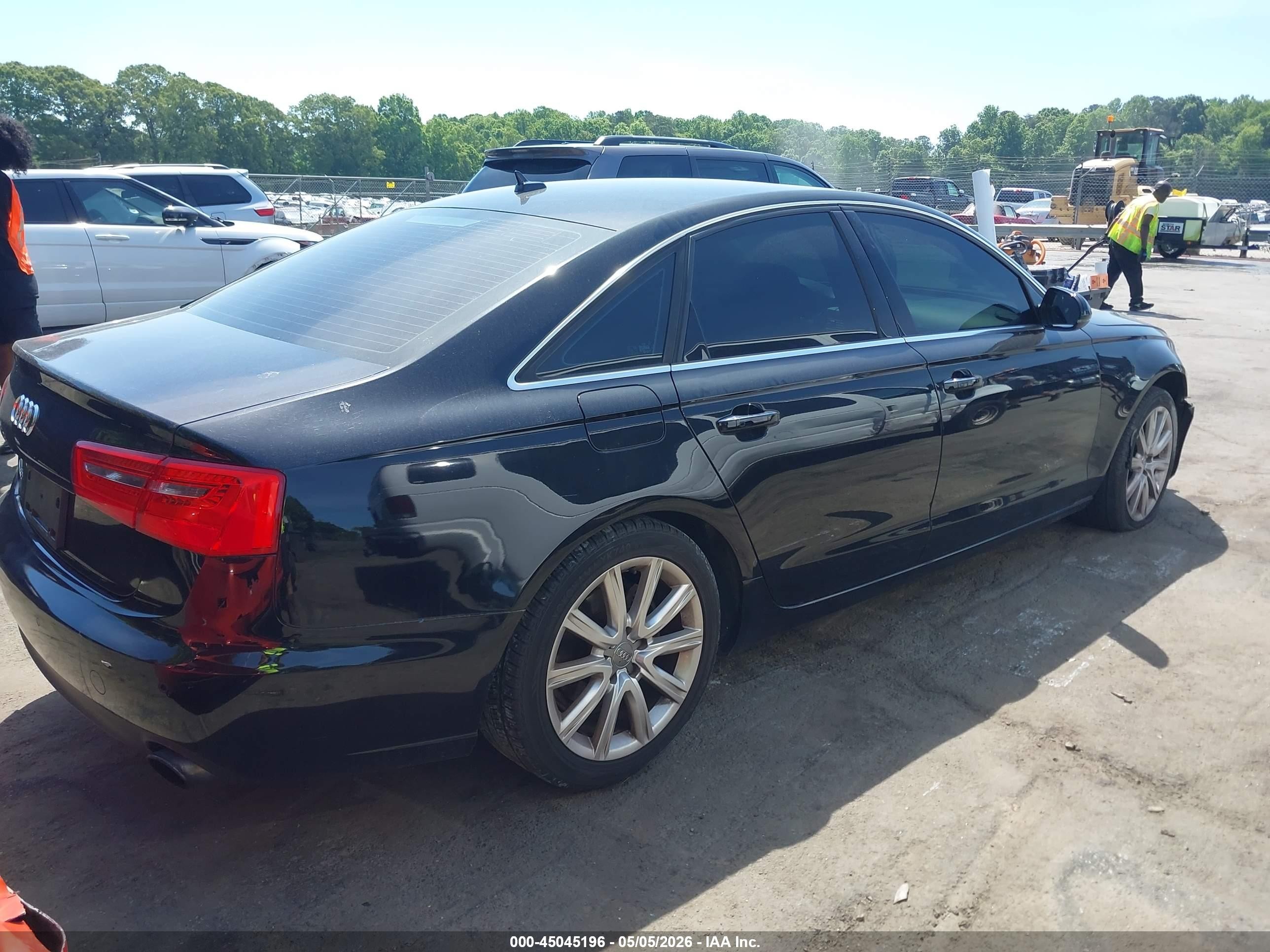 2013 Audi A6 2.0t Premium Black vin: WAUGFAFCXDN092986
