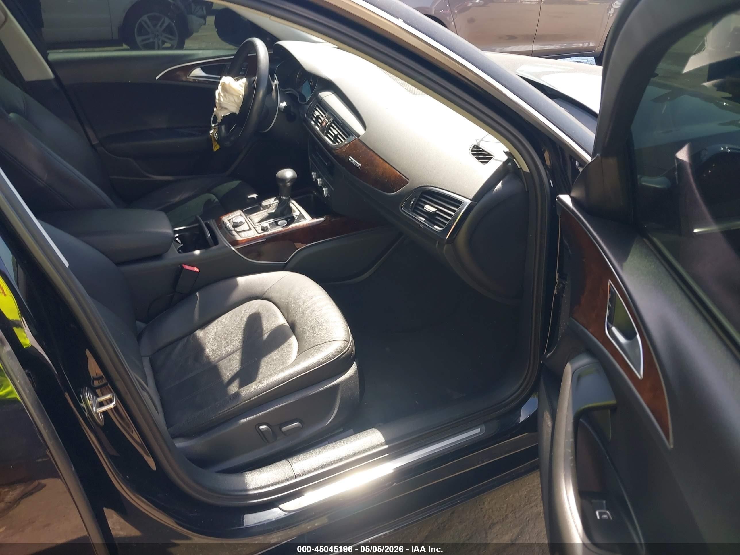 2013 Audi A6 2.0t Premium Black vin: WAUGFAFCXDN092986