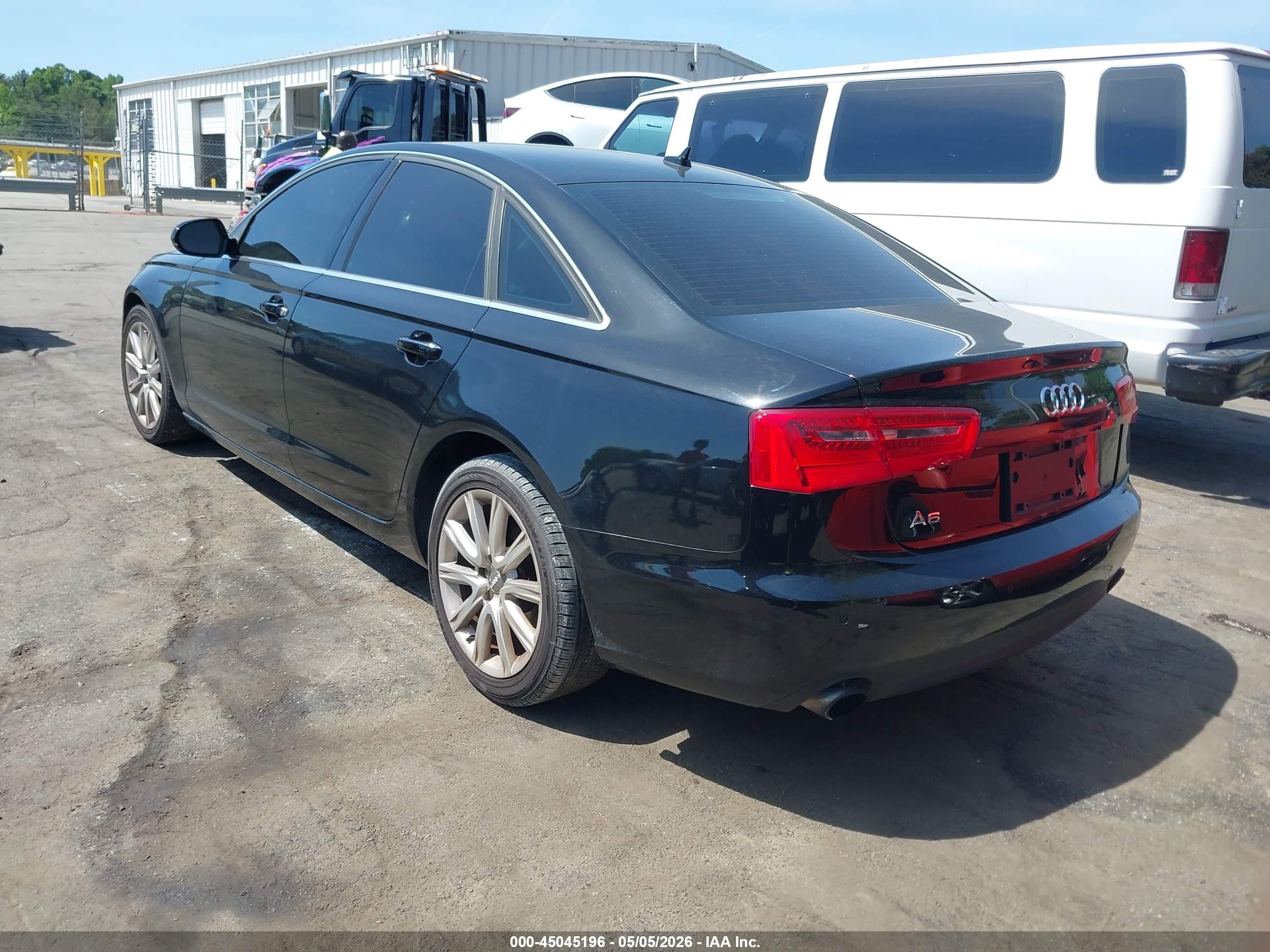 2013 Audi A6 2.0t Premium Black vin: WAUGFAFCXDN092986